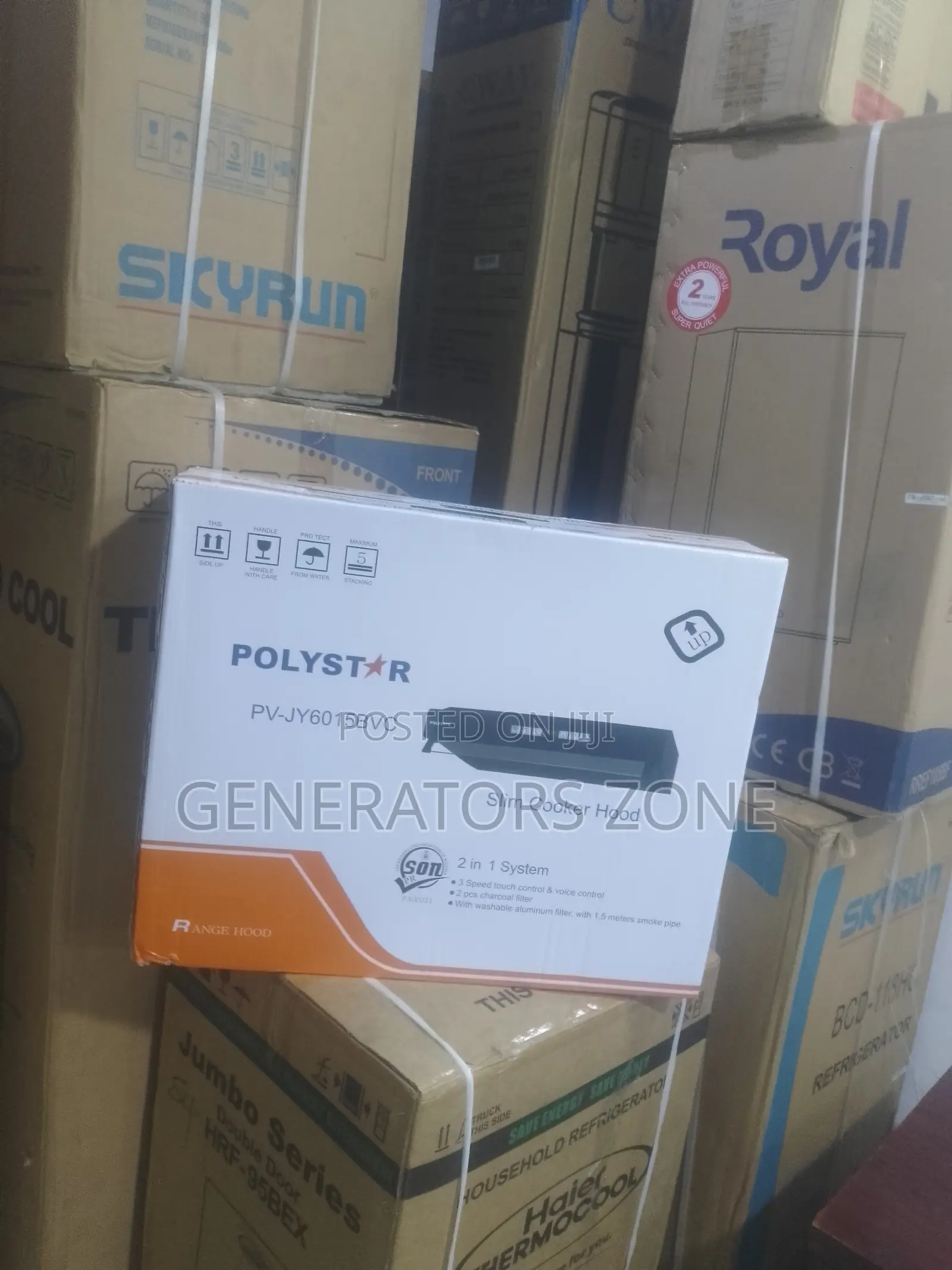 Polystar 60cm Touch Control Heat Extractor