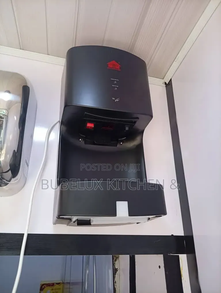Sweethome Matte Black Automatic Hand Dryer+Drip Tray|Commercial Grade`