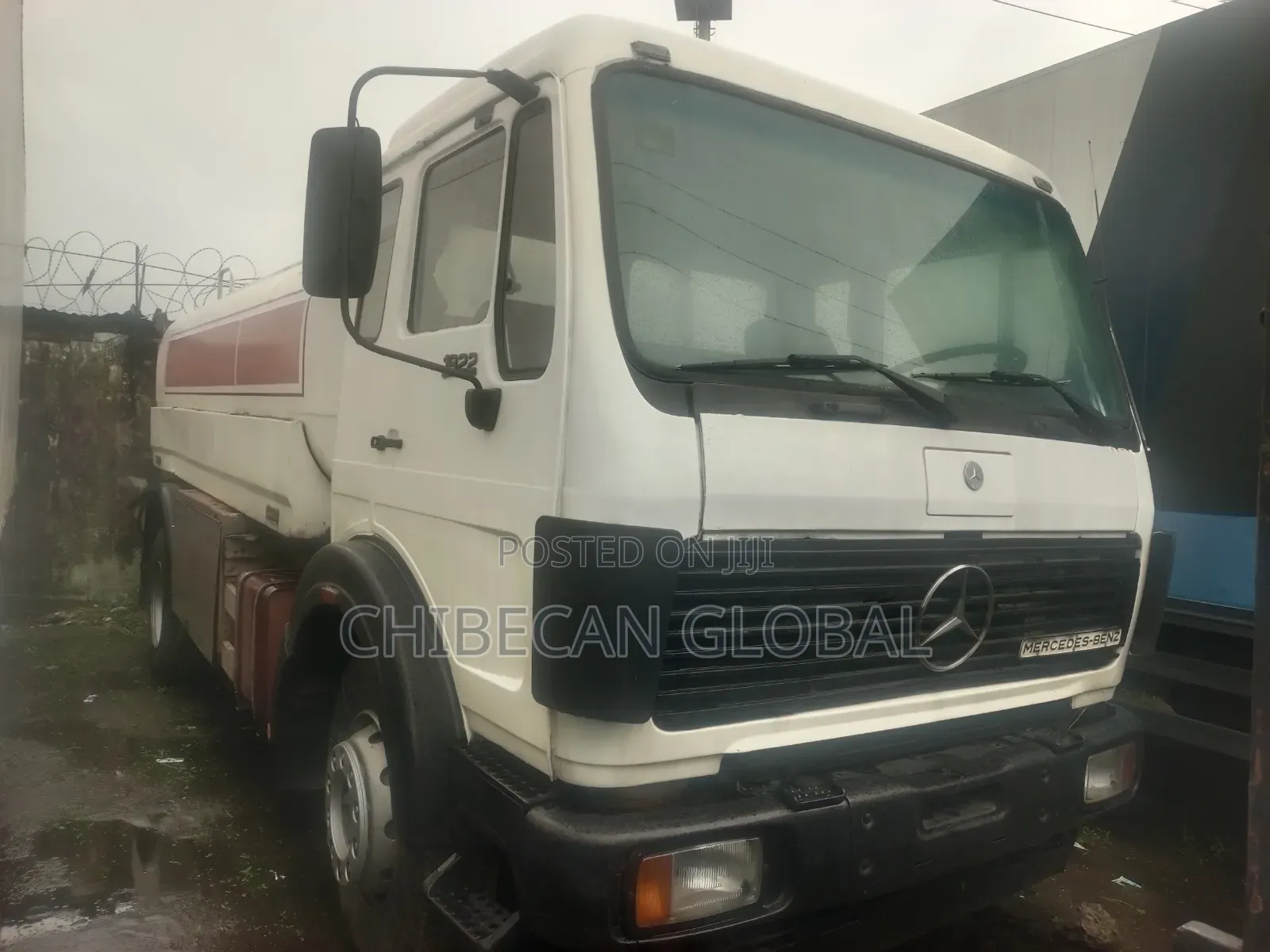 Mercedes Benz 1922 Diesel Tanker Truck 12. Litres White