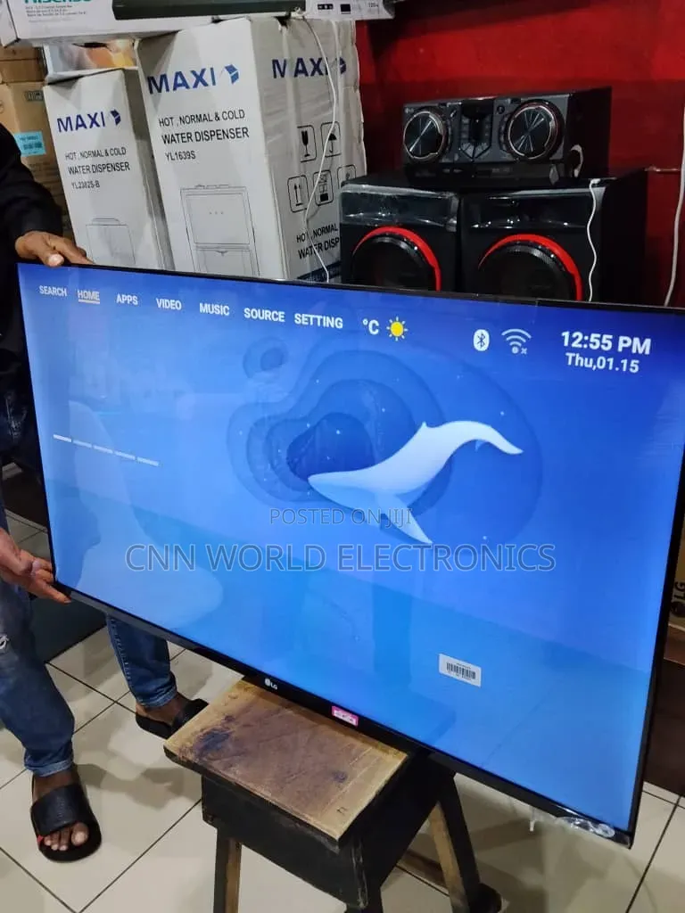 New Lg 45"Inch Led Smart Tv Netflix Youtube Bluetooth Flameless 2years