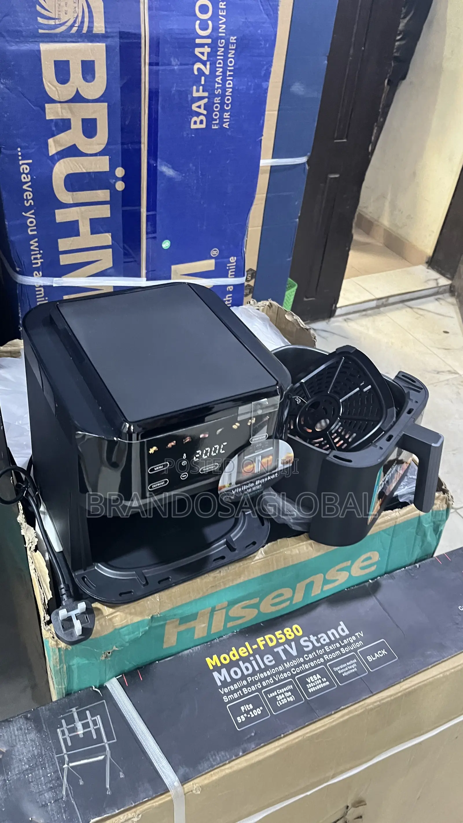 Hisense 6.3l Digital Air Fryer H06afbk1s3–Fastcookingkitchen Appliance