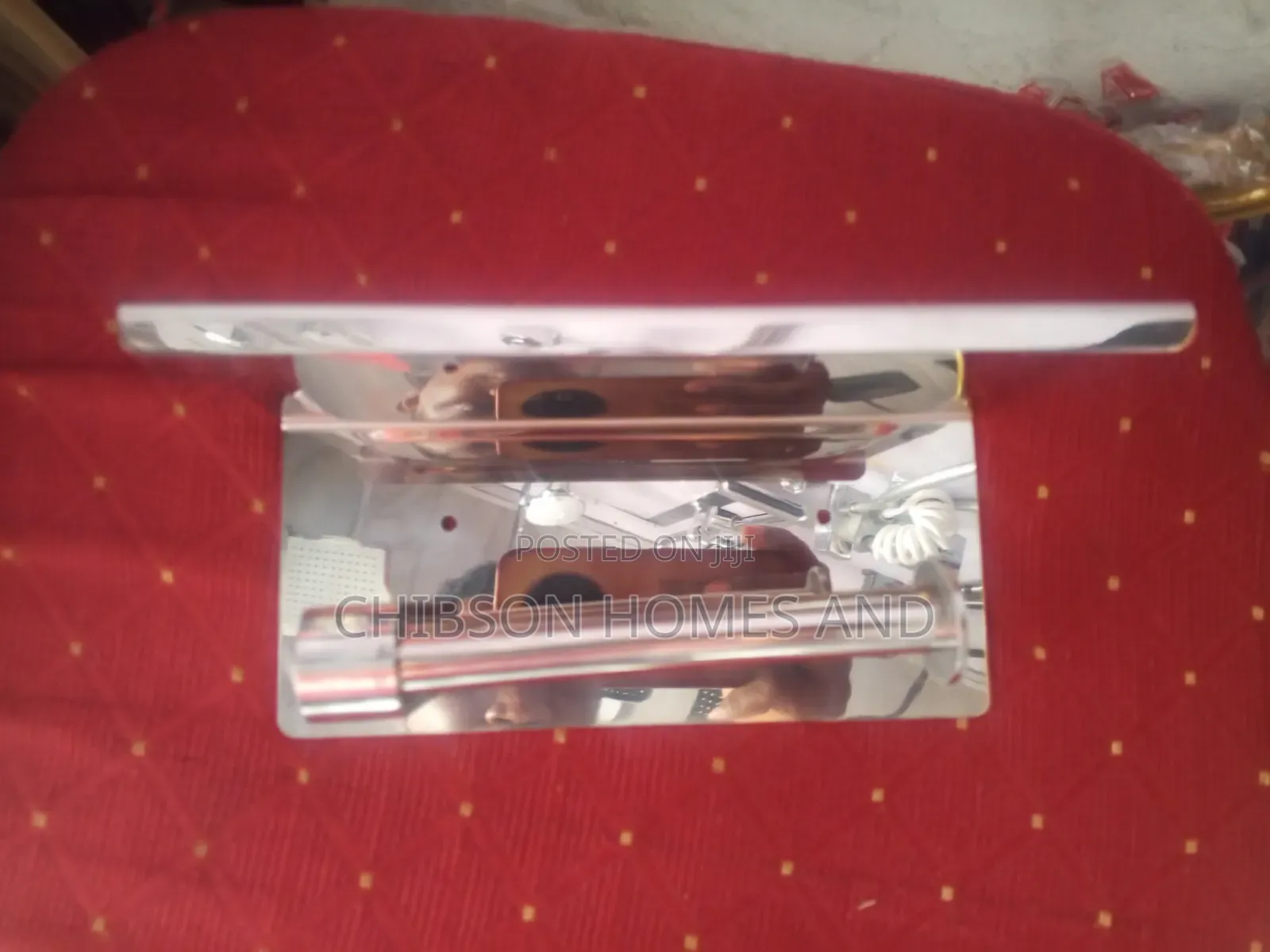 Chrome Toilet Paper Holder With Shelf