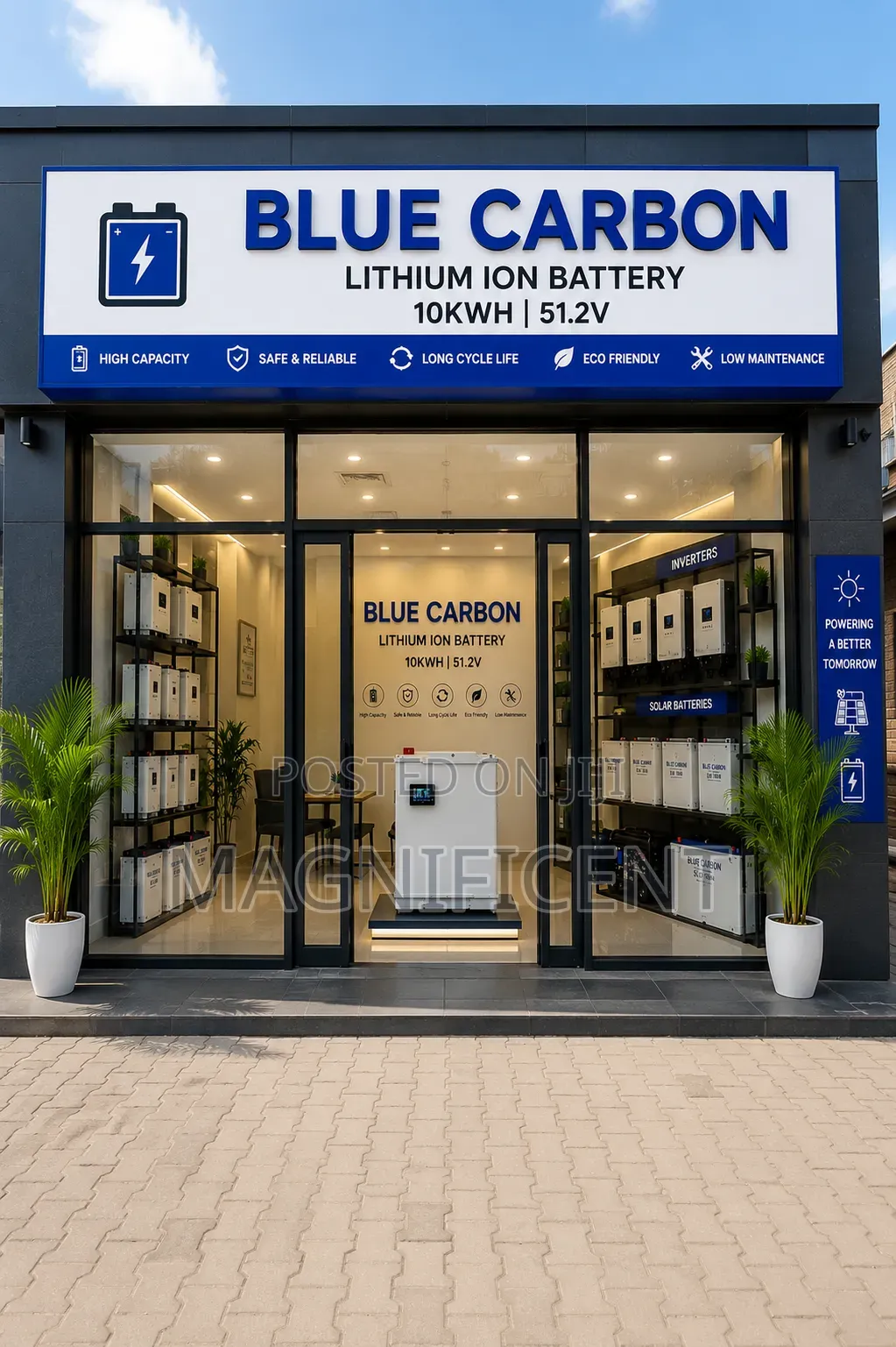 Blue Carbon 10kwh 51.2v Lithium Battery – Reliable Solar Energy Storag