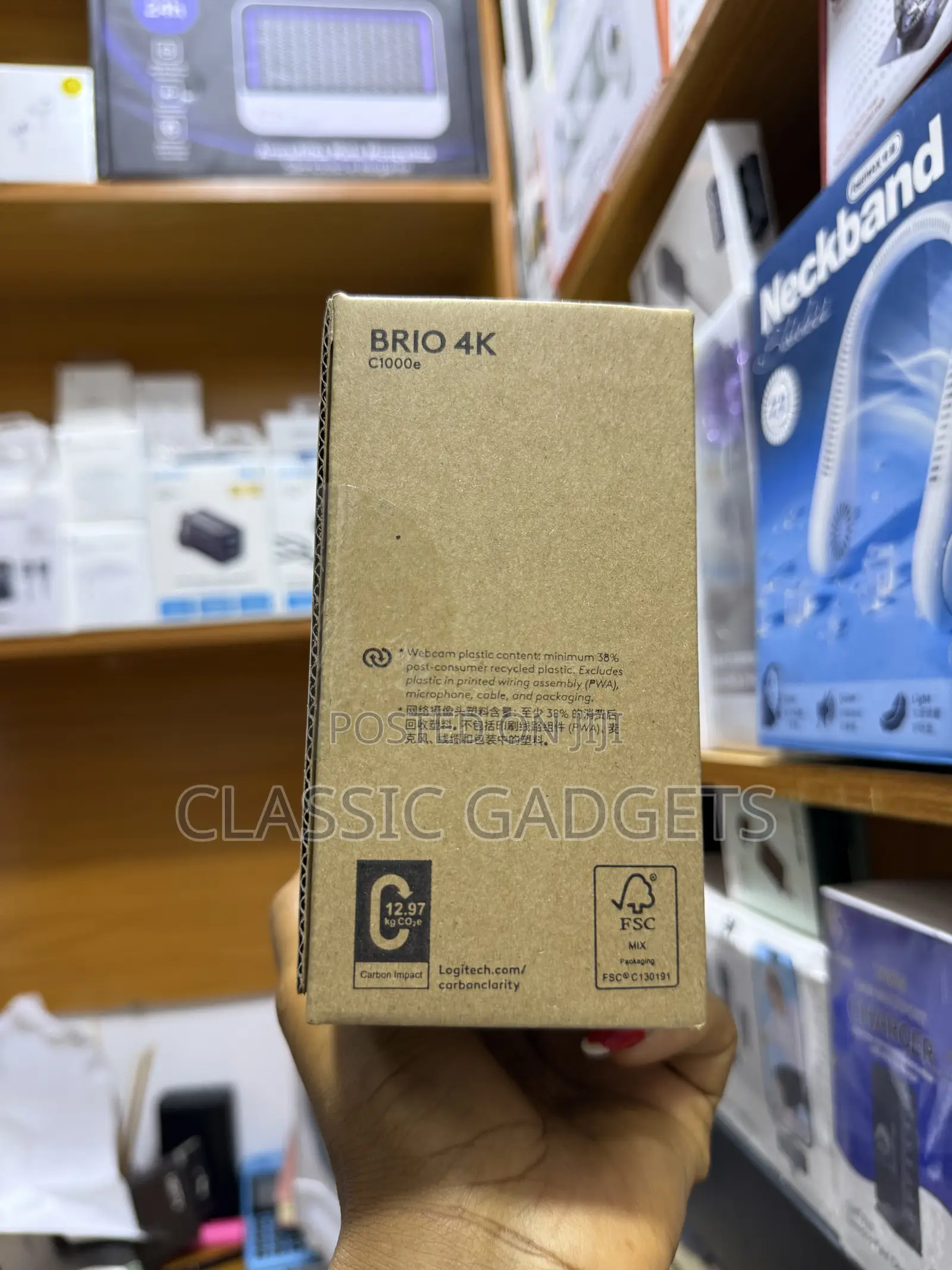 Logitech C1000e Brio Webcam for Conferencing Recording Streaming