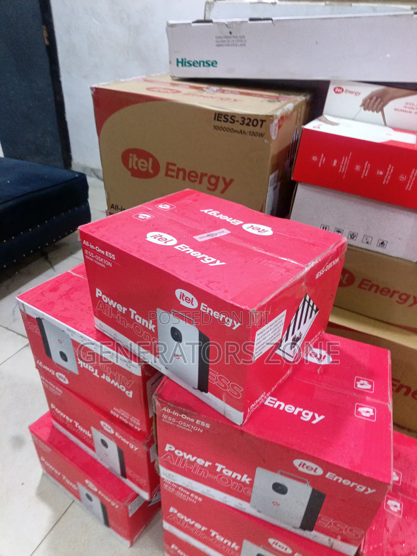Itel 1000wh Portable Power Station With 500w Inverter