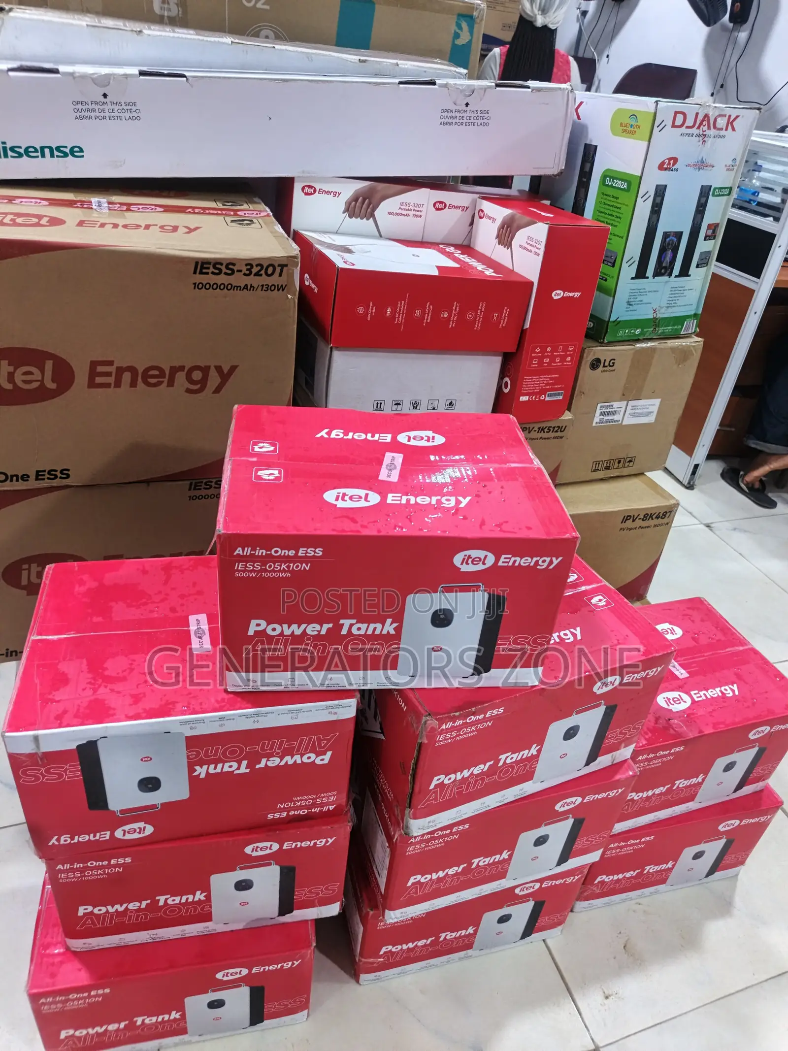 Itel 1000wh Portable Power Station With 500w Inverter