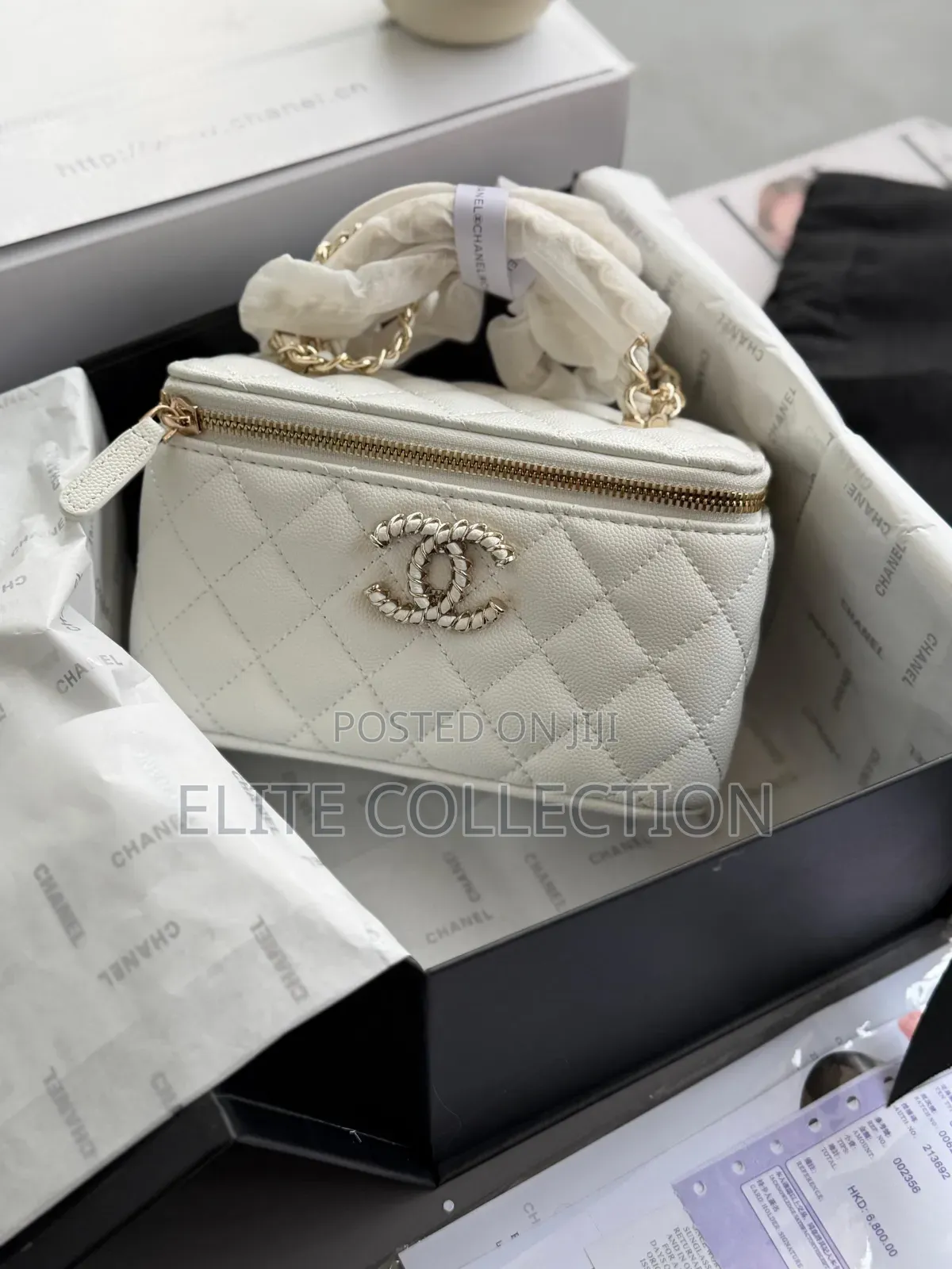 Luxury Chanel Mini Box Bag Colors: Black,White Premium Quality Grade A