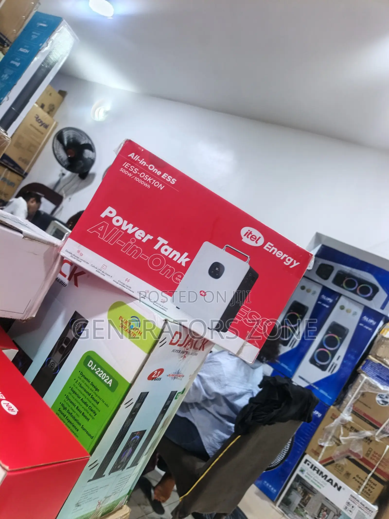 Itel 500w Power Tank for Tvs, Fans Laptops