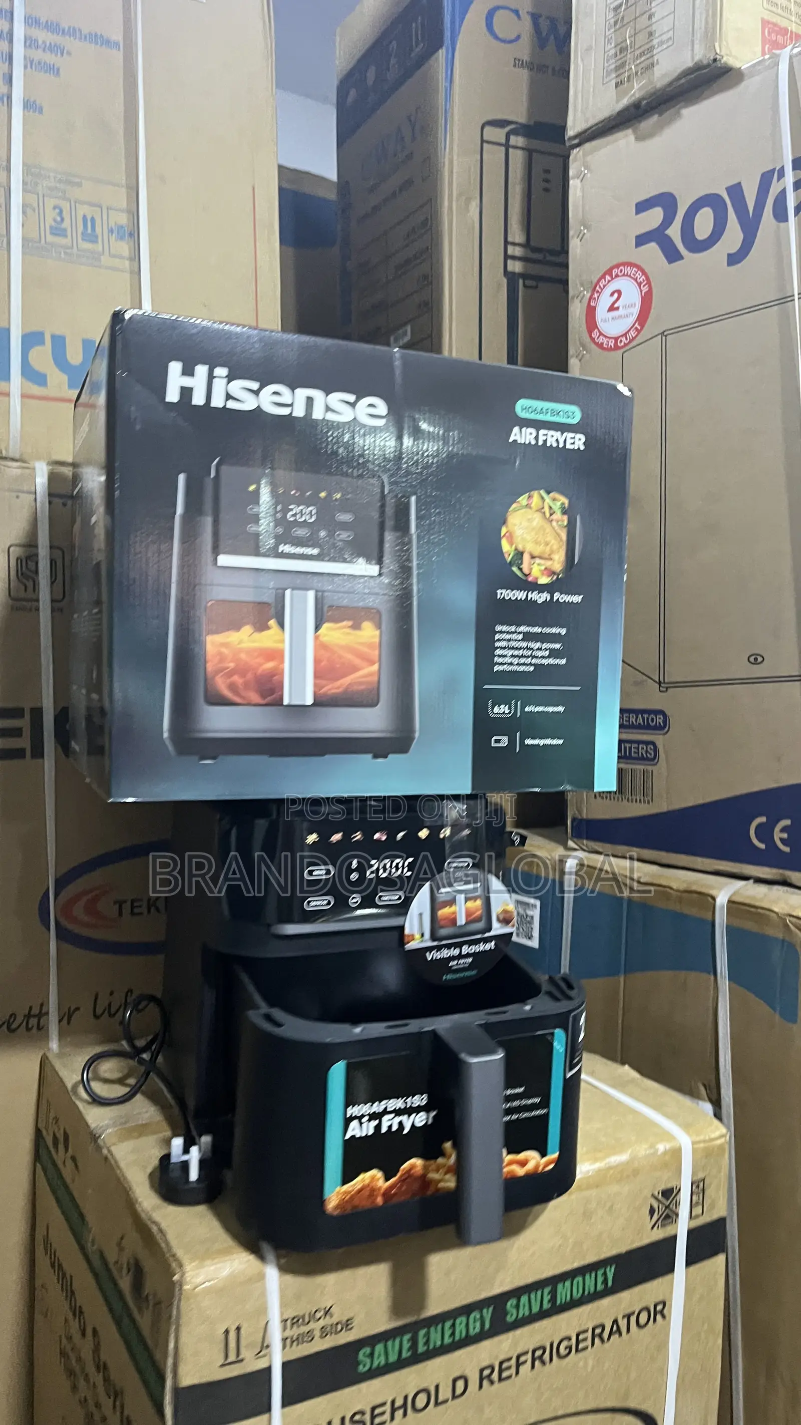 Hisense 6.3l Air Fryer H06afbk1s3 – Fast Healthy Cooking Machine