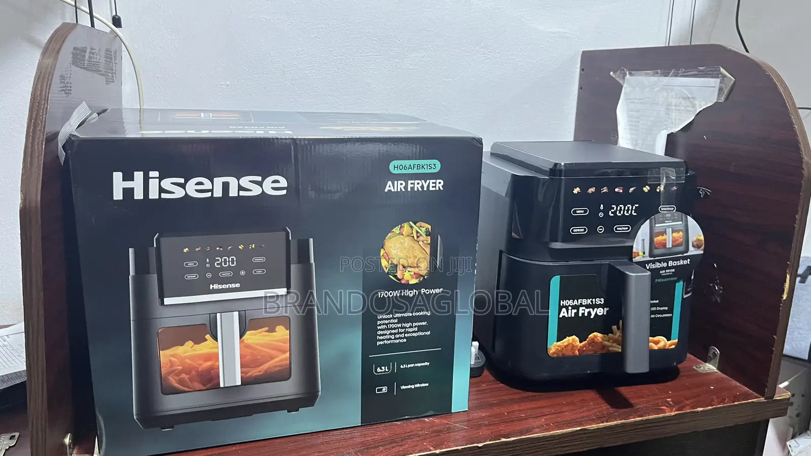 Hisense 6.3l Air Fryer H06afbk1s3 – Multi Purpose Cooking Appliance