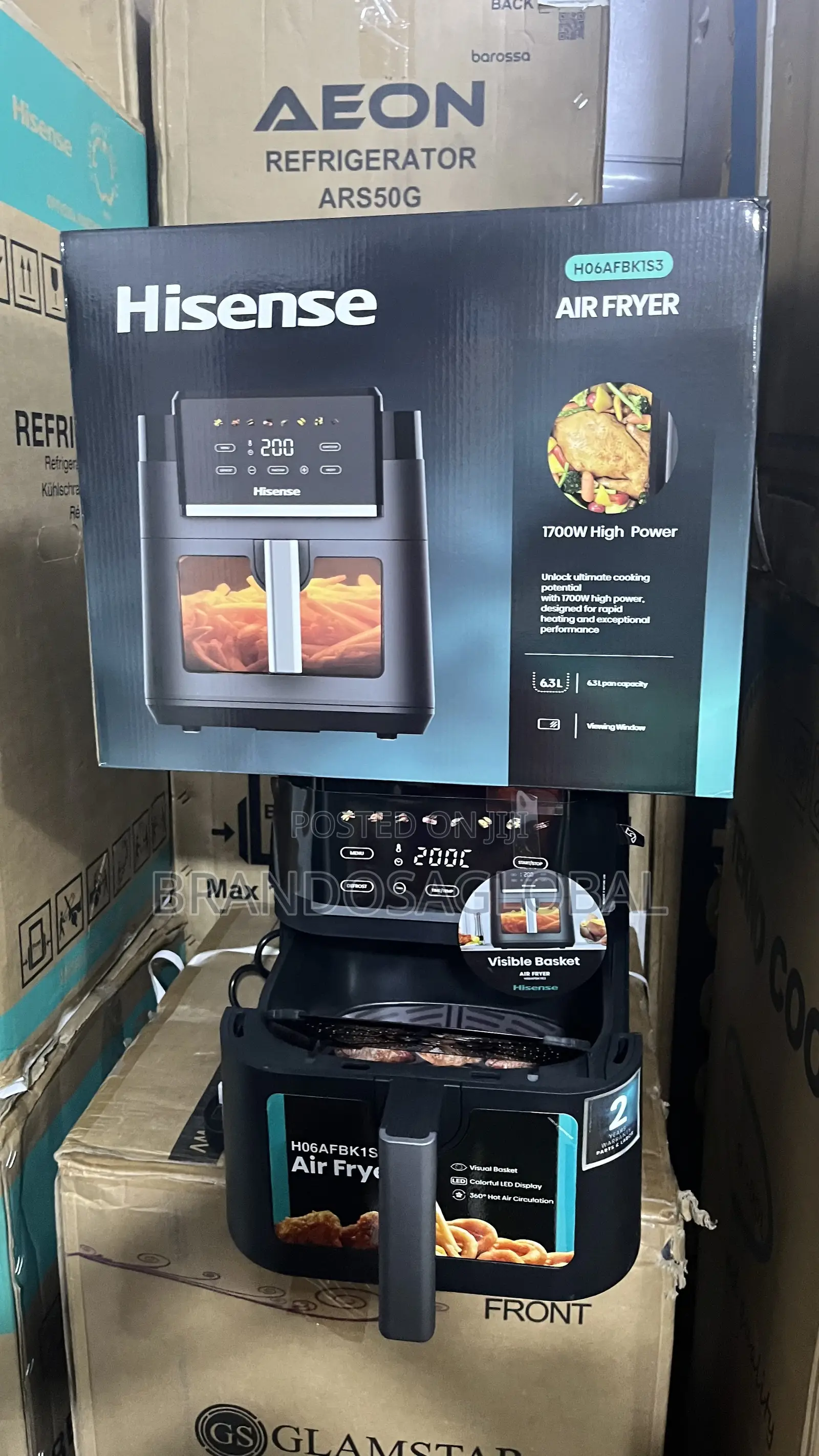 Hisense 6.3l Air Fryer H06afbk1s3 – Premium Home Kitchen Fryer