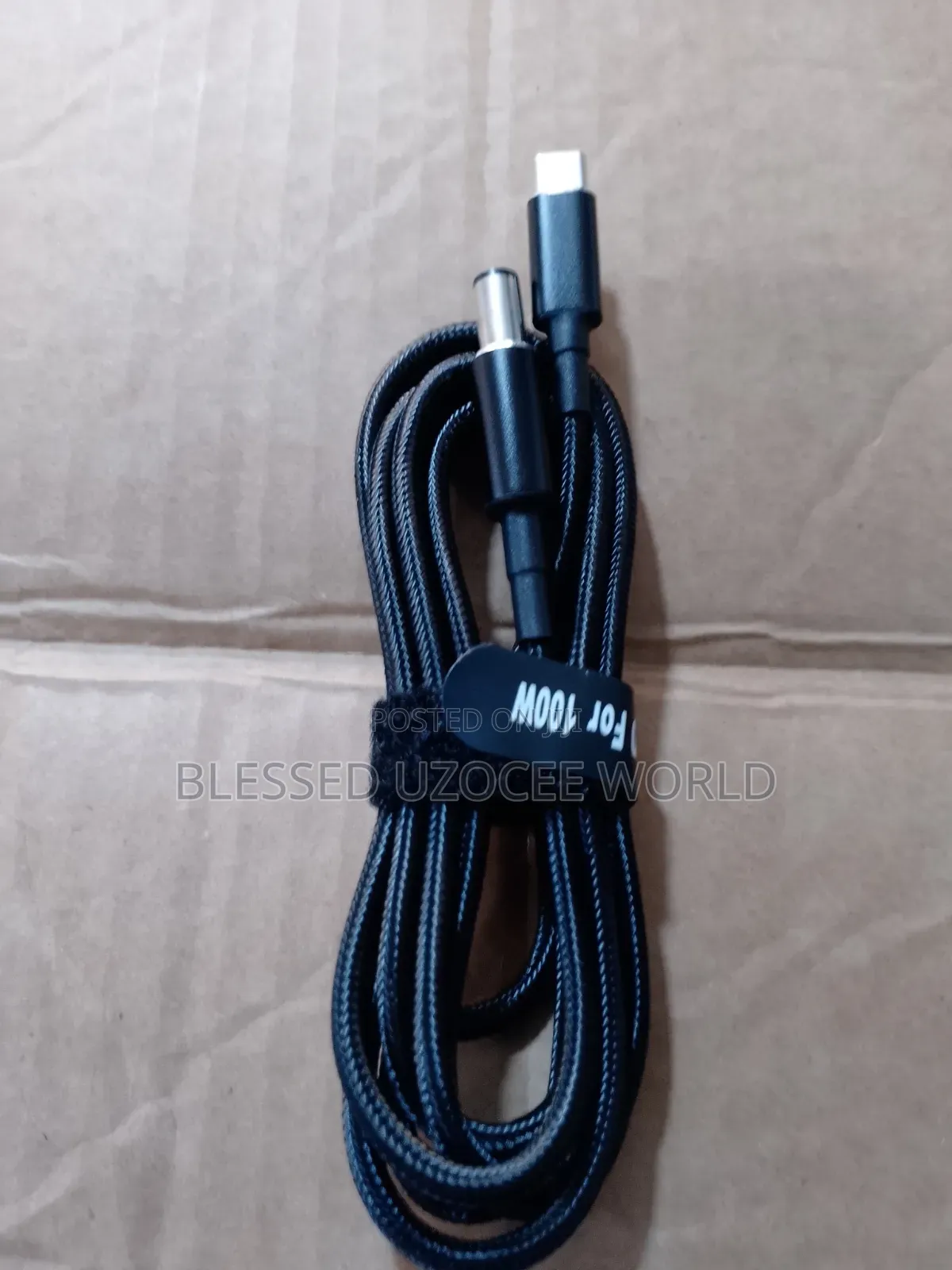 Typec to Hp Bigpin Mouth 100w Laptop Charger Cable for Solar Generator