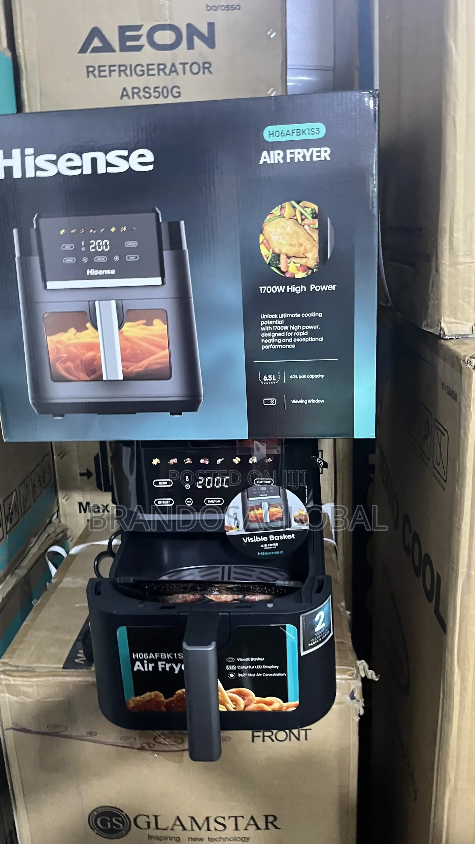 Hisense 6.3l Air Fryer H06afbk1s3 – Home Kitchen Digital Fryer