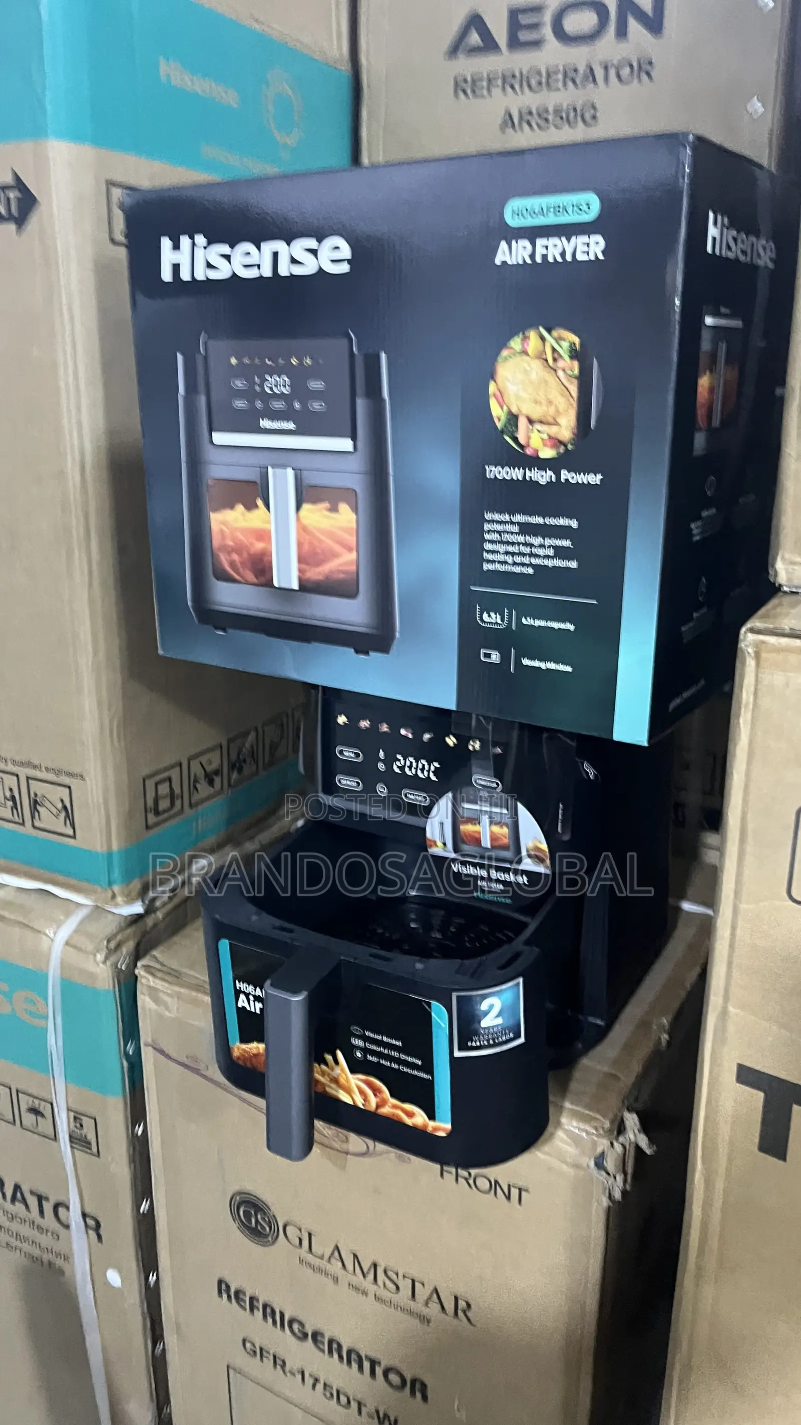 Hisense 6.3l Air Fryer H06afbk1s3 – Healthy Cooking Solution