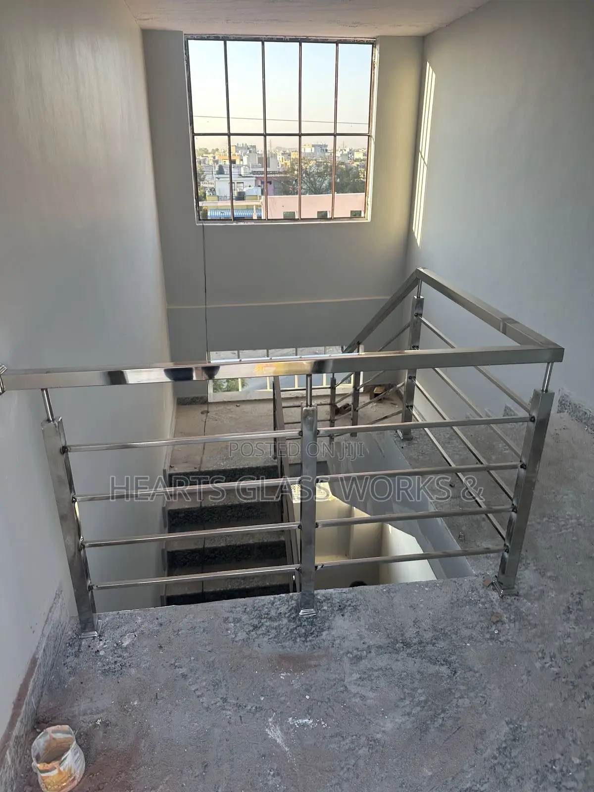 Sus 304 Stainless Steel Handrail Installation in Lagos.