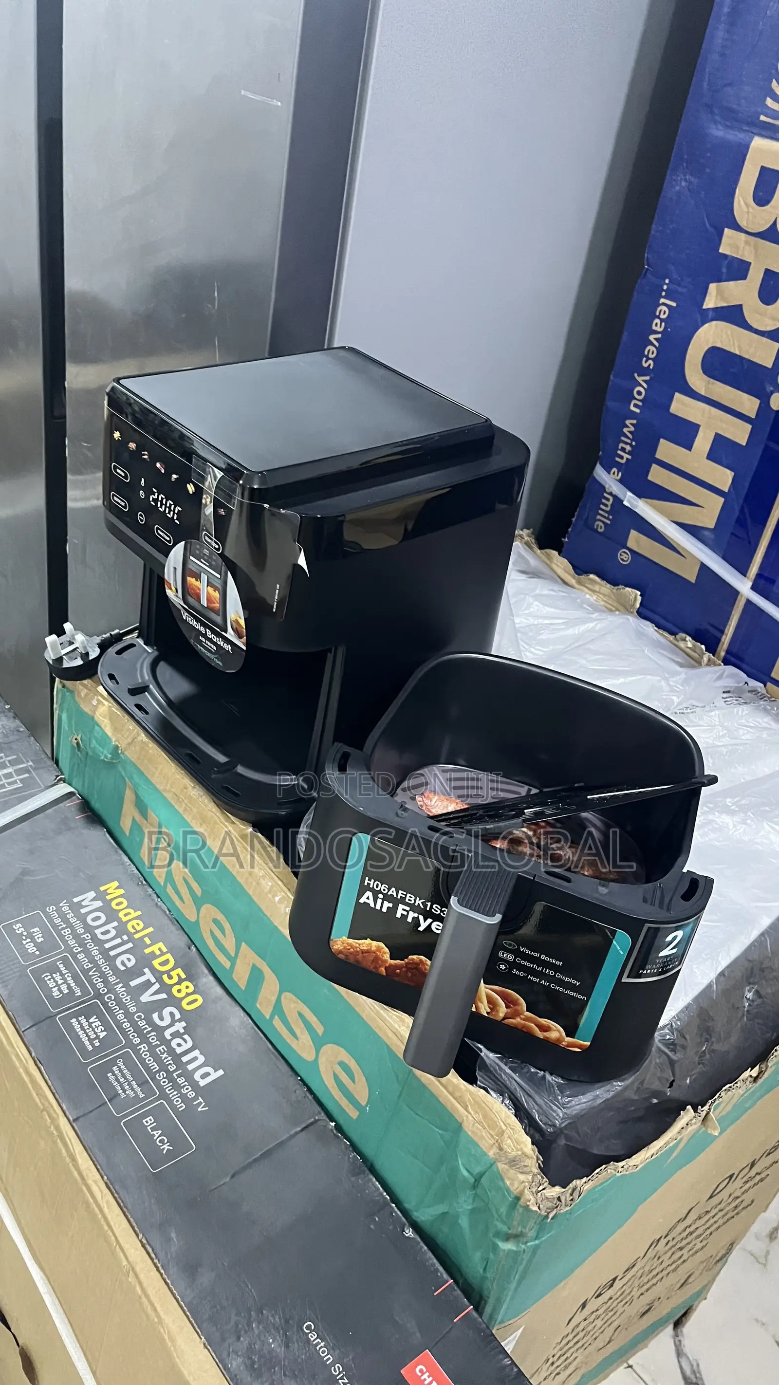 Hisense 6.3l Air Fryer H06afbk1s3 – Powerful Rapid Heat Cooker