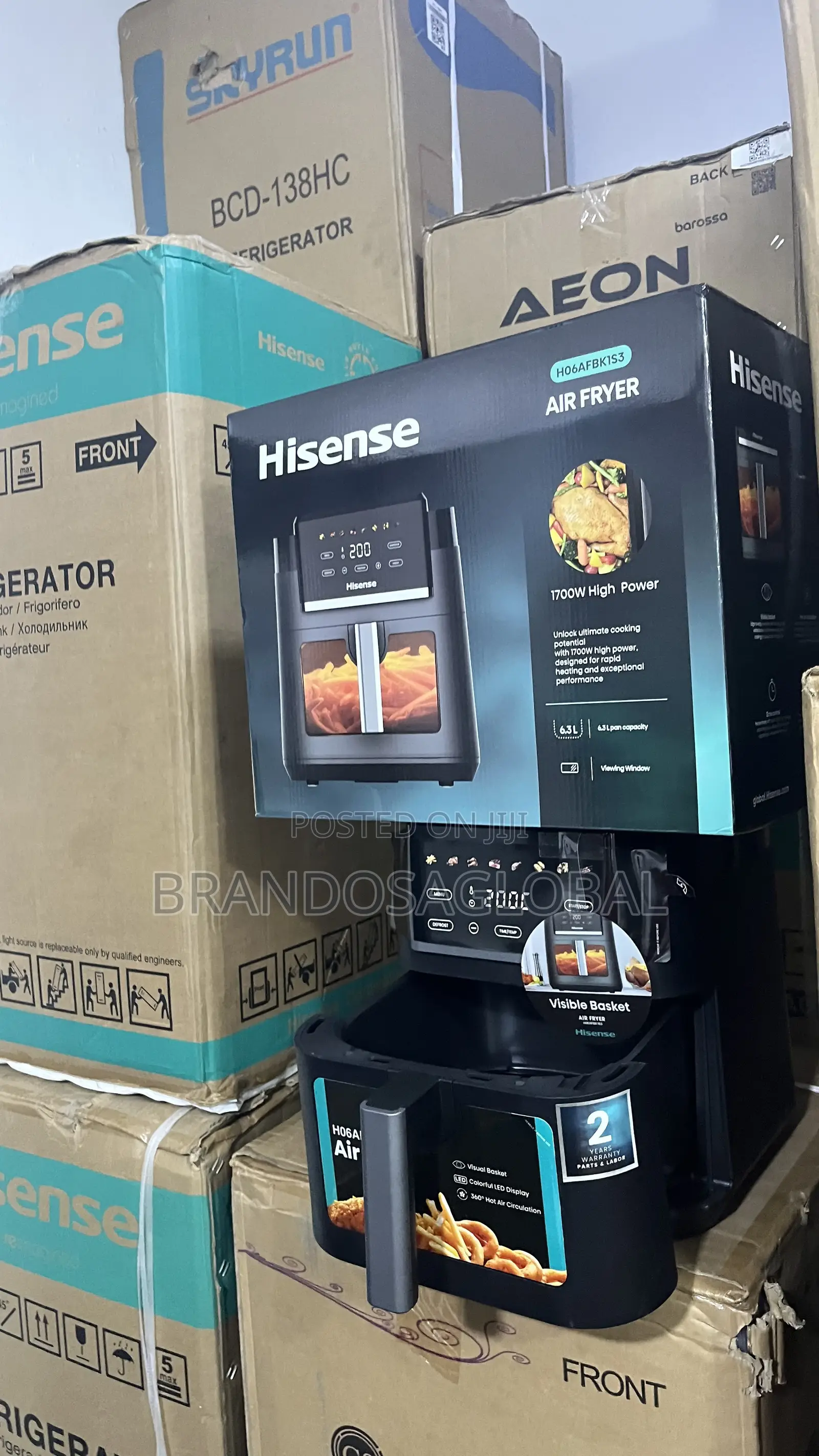 Hisense 6.3l Air Fryer H06afbk1s3 – Multi Function Air Fryer