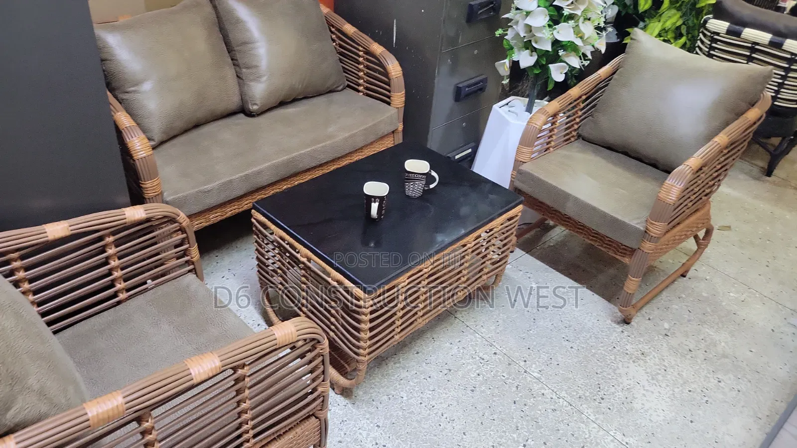 4 Seater Outdoor Rattan Chair