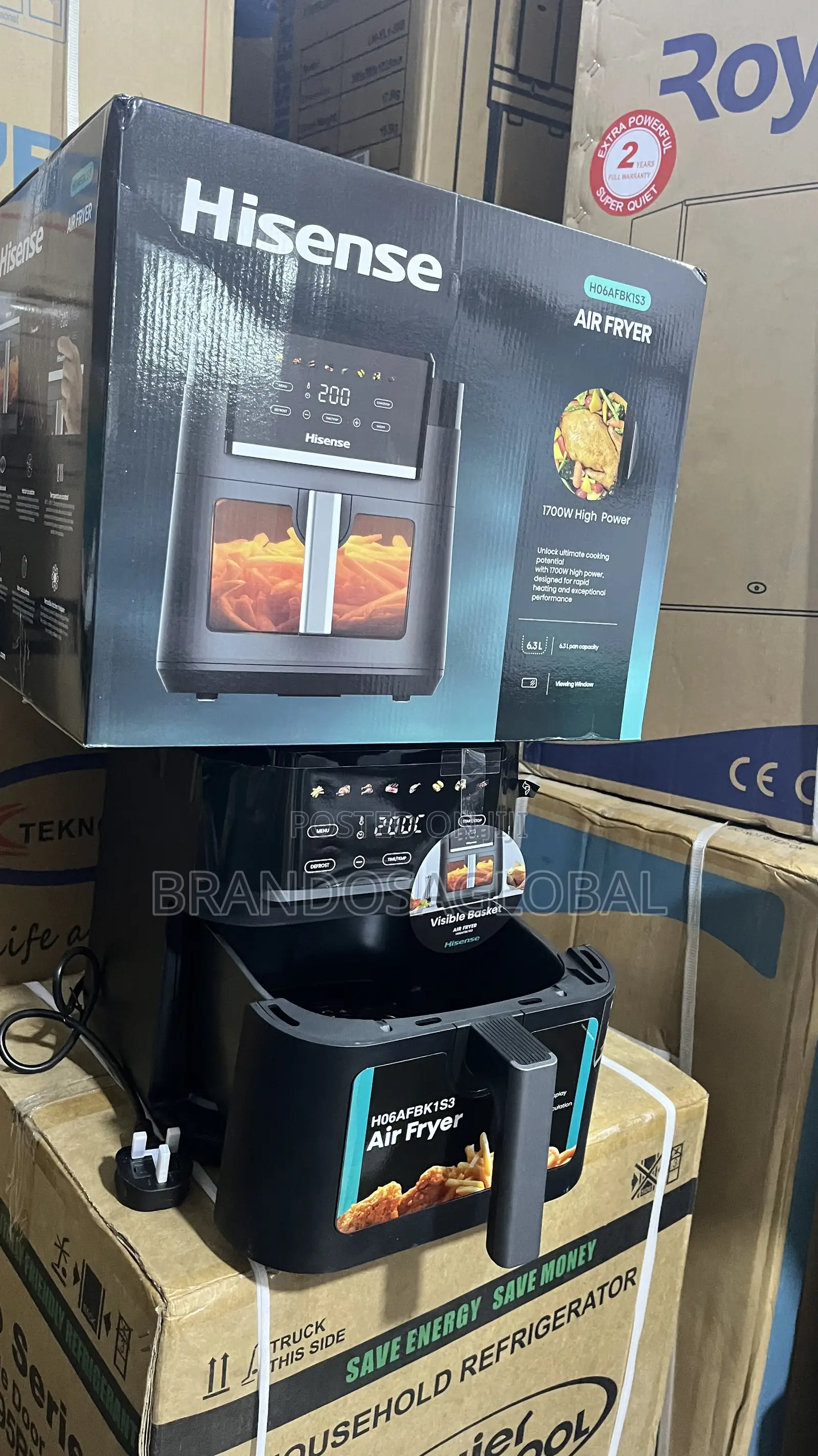 Hisense 6.3l Air Fryer H06afbk1s3 –Efficient Digital Kitchen Appliance