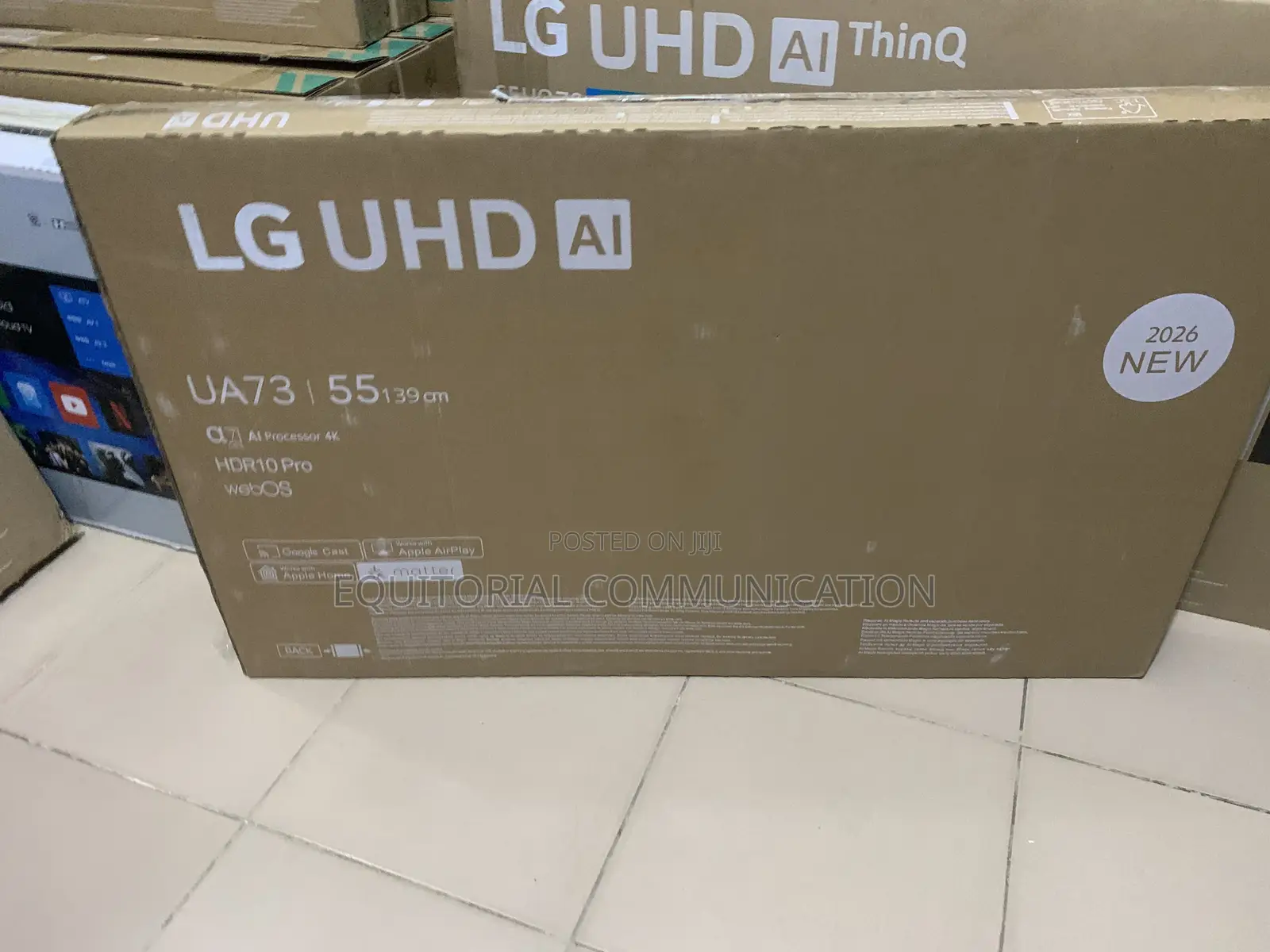 Lg 55-Inch Led Tv With Modern Design