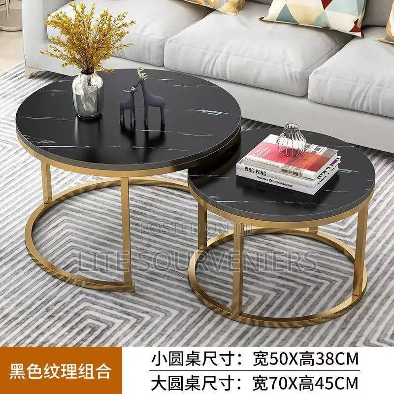 2in1 Marble Design Centre Table