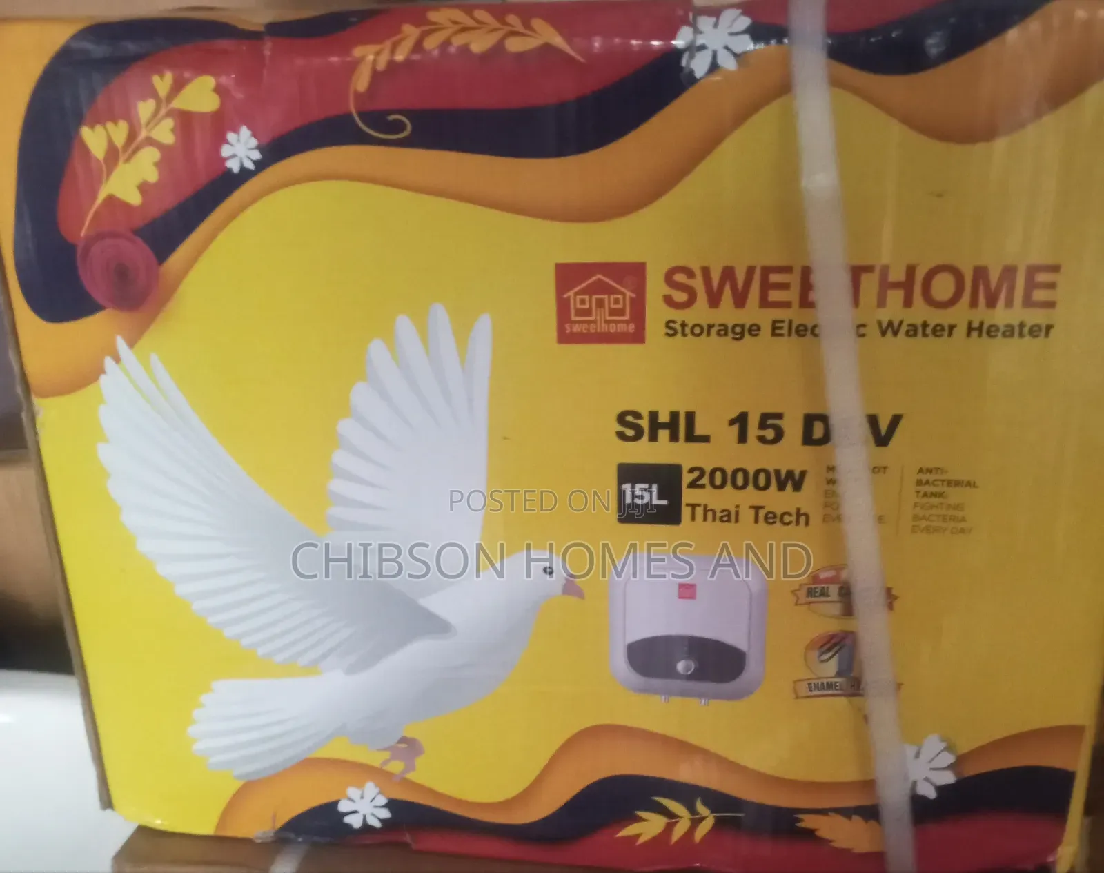 Sweethome 15l Electric Water Heater
