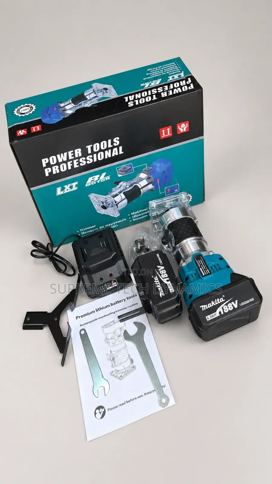 Makita Cordless Wood Router/Trimmer Kit