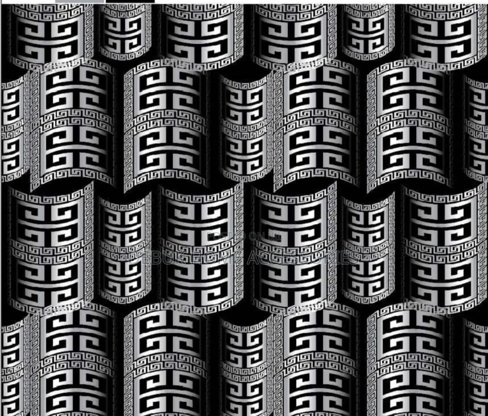 Gold On Black Wallpaper (Versace)
