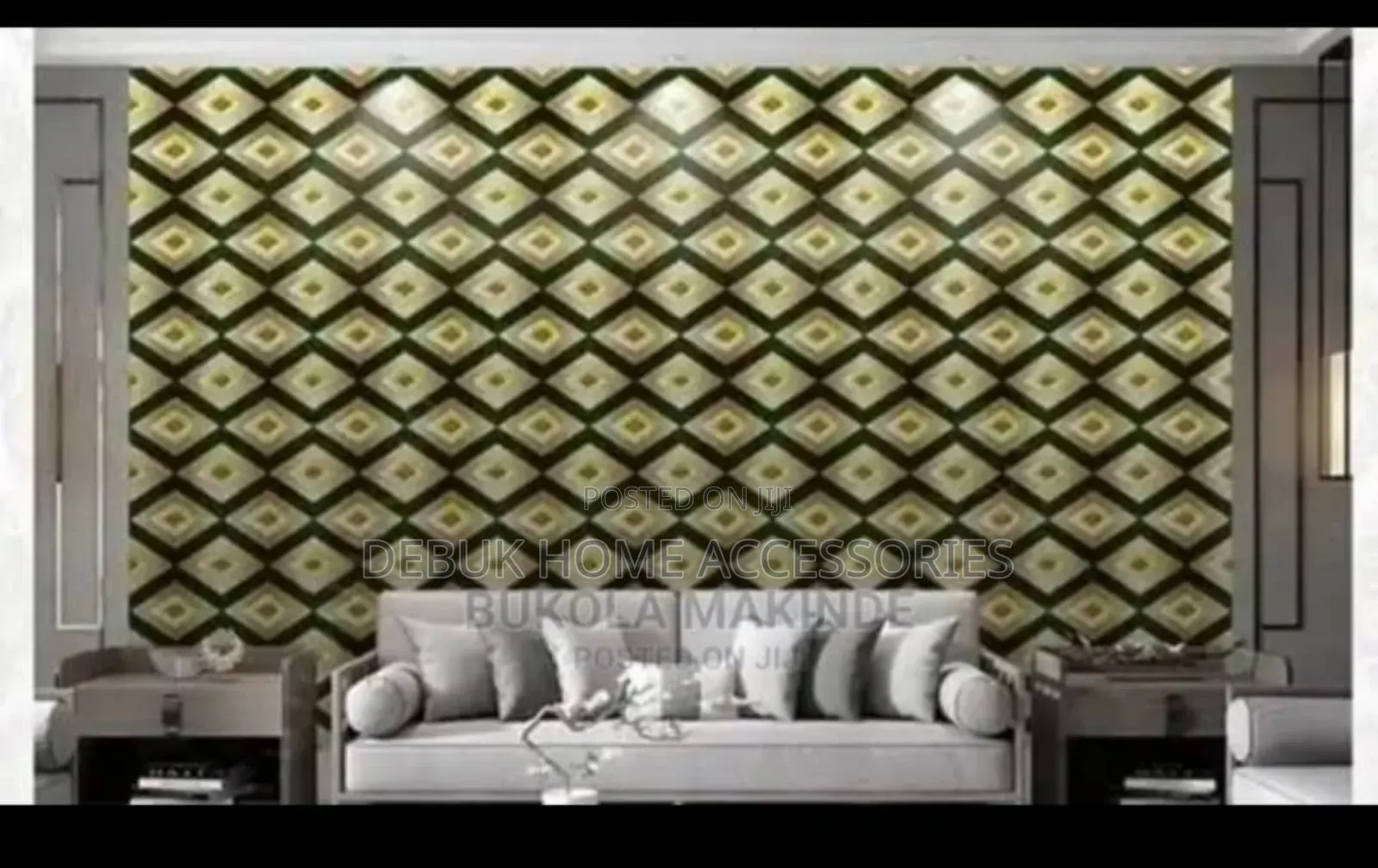 Gold On Black Wallpaper (Versace)