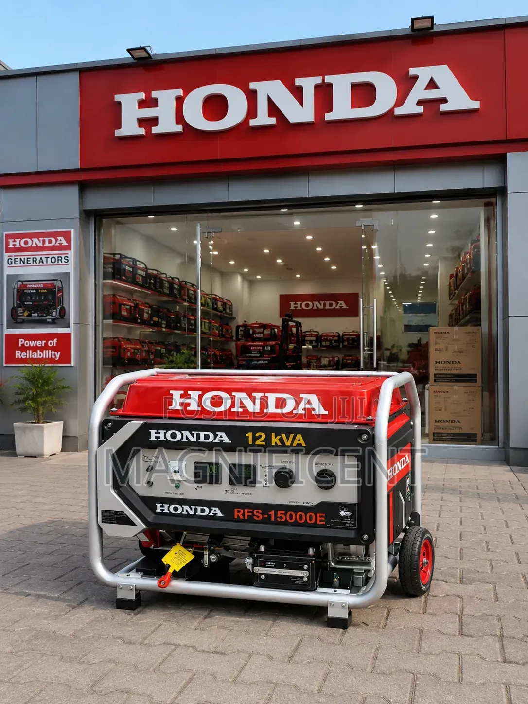 Honda 12kva Heavy Duty Generator (Rfs-15000e) – Powerful Reliable