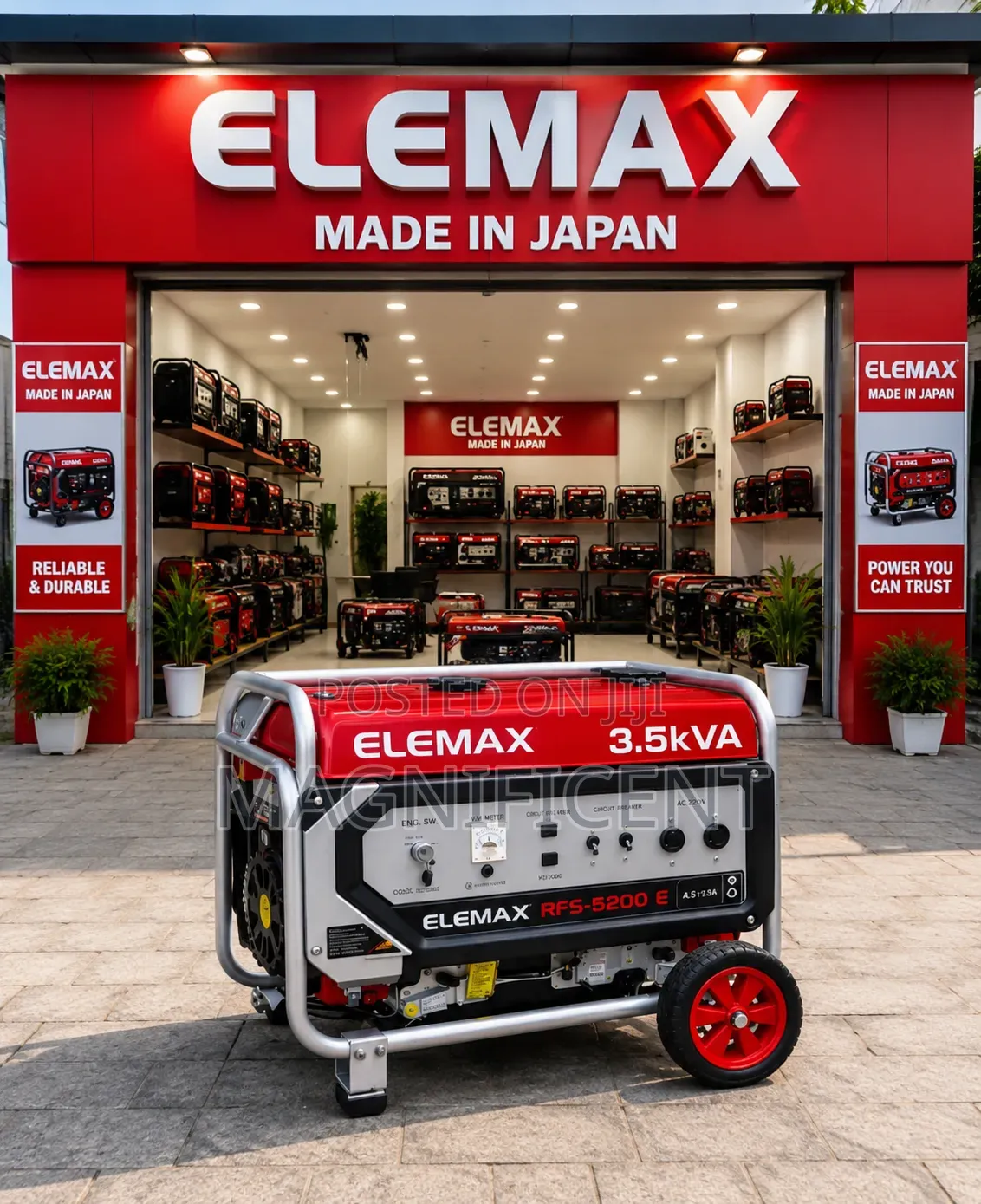 Elemax 3.5kva Generator (Rfs-5200e) – Compact, Fuel Efficient Relia