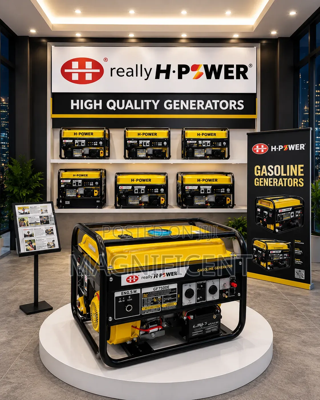 4kva H-Power Gasoline Generator High Quality, Durable Efficient Powe