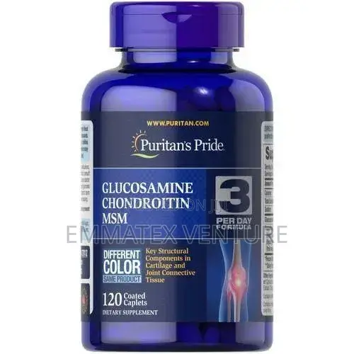 Puritan's Pride Double Strength Glucosamine, Chondroitin, MSM 120caps