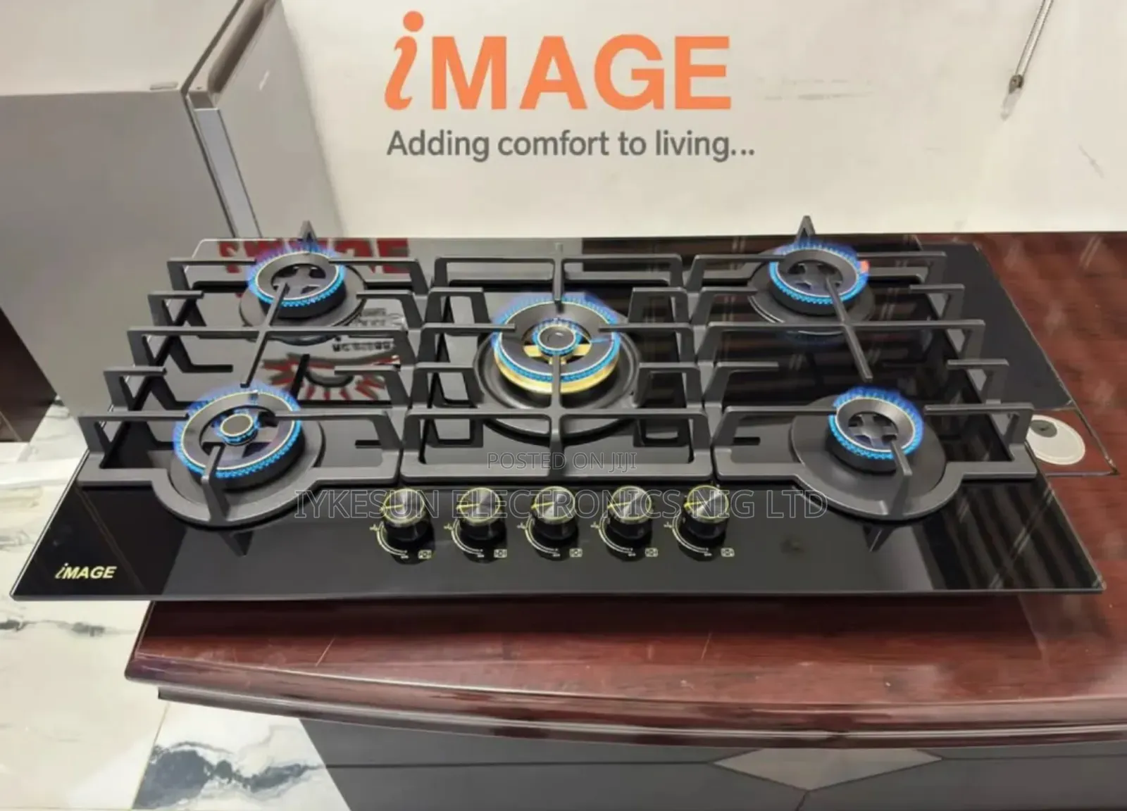 Original Image 90cm Built-in Quality 5 Burners With Safety Devices Gas