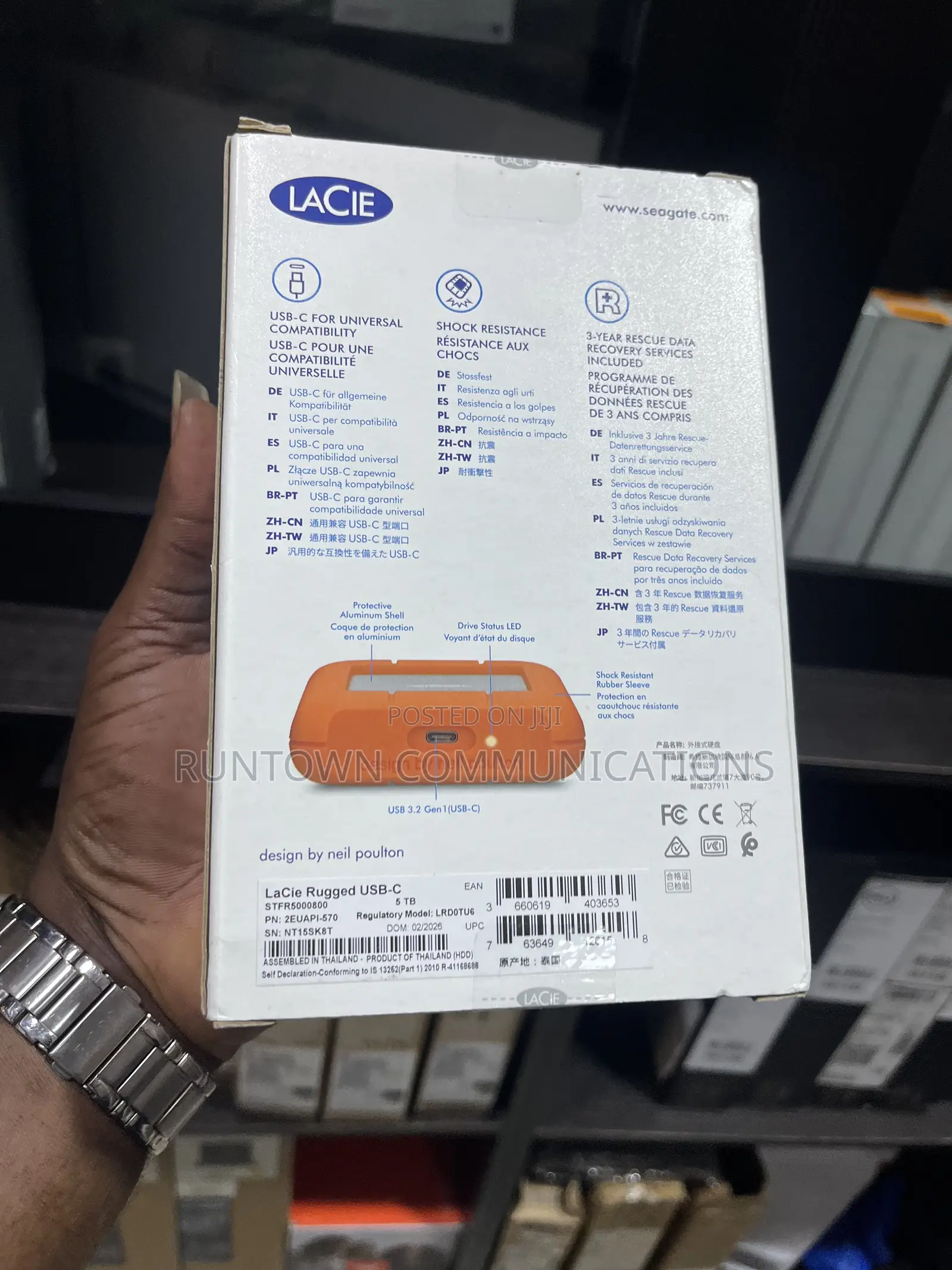 Lacie Rugged 5tb Hard Drive