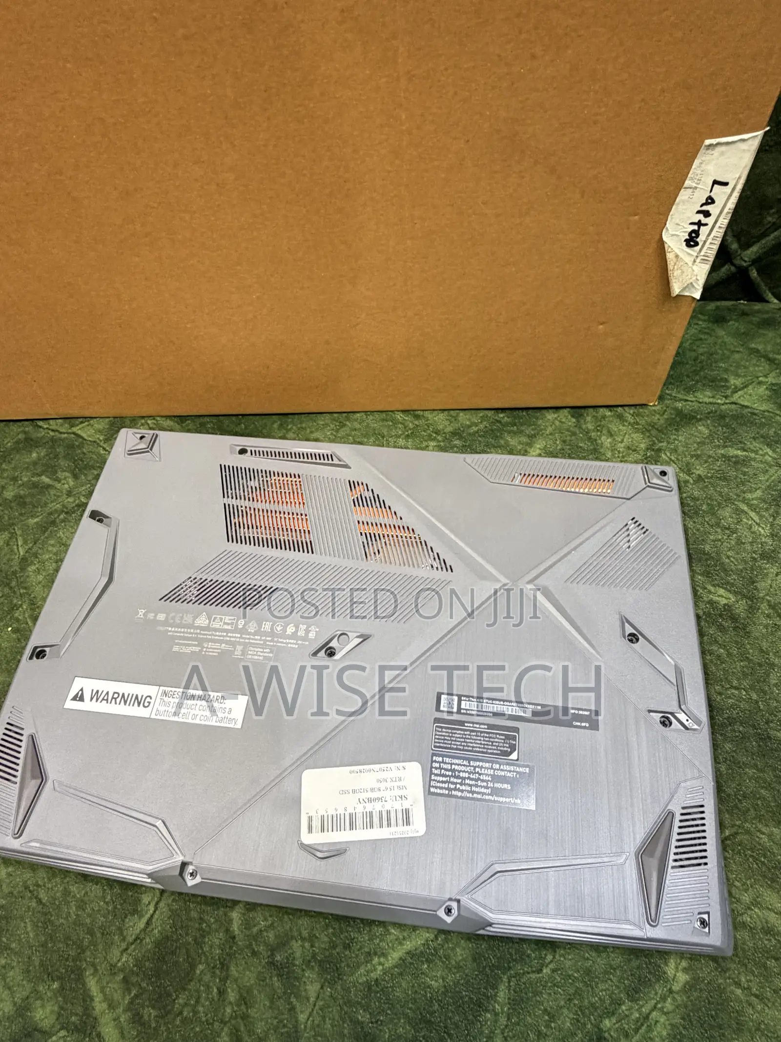 New Laptop MSI GF65 Thin 10UE 8GB AMD Ryzen 5 SSD 512GB