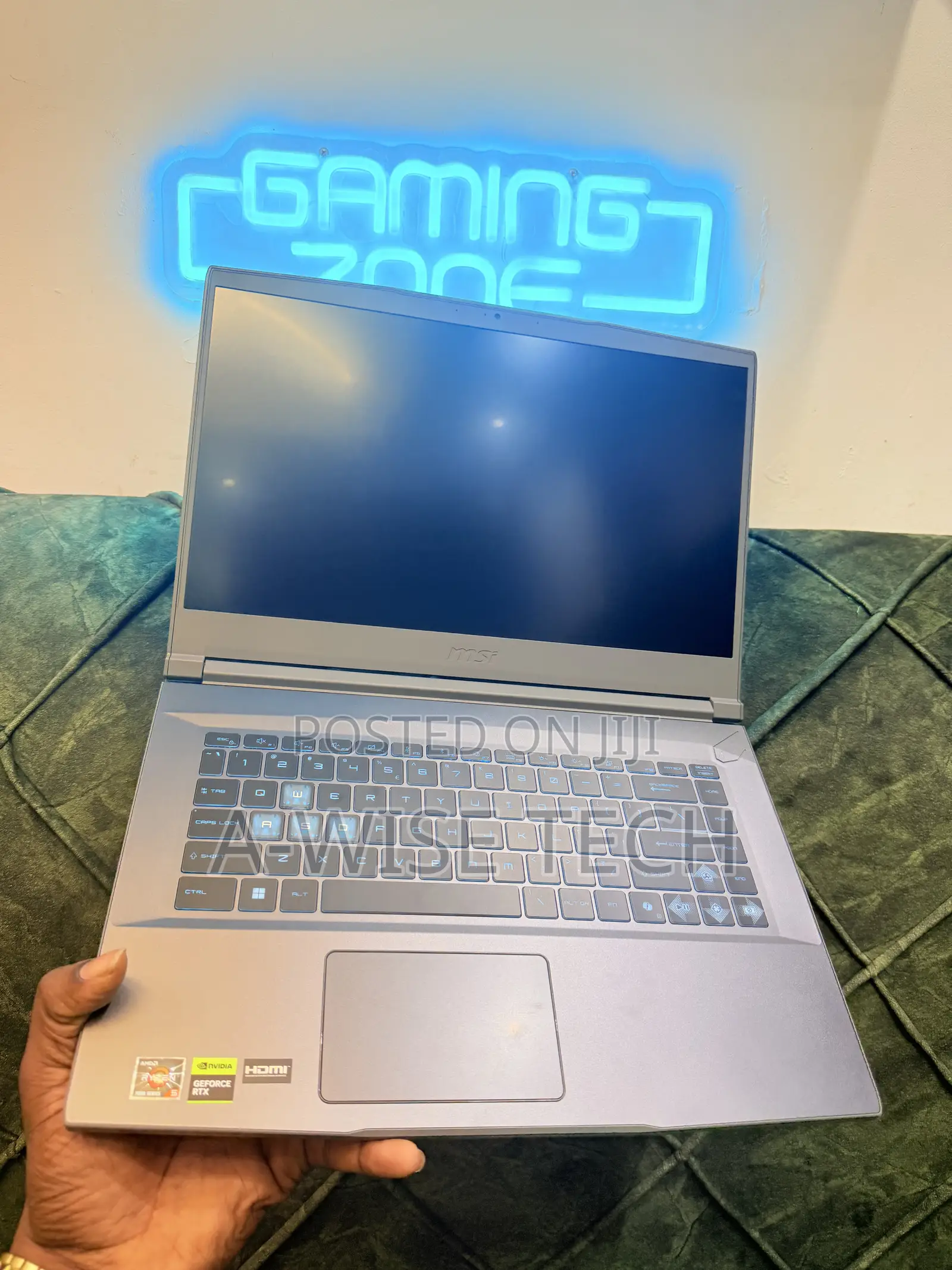 New Laptop MSI GF65 Thin 10UE 8GB AMD Ryzen 5 SSD 512GB