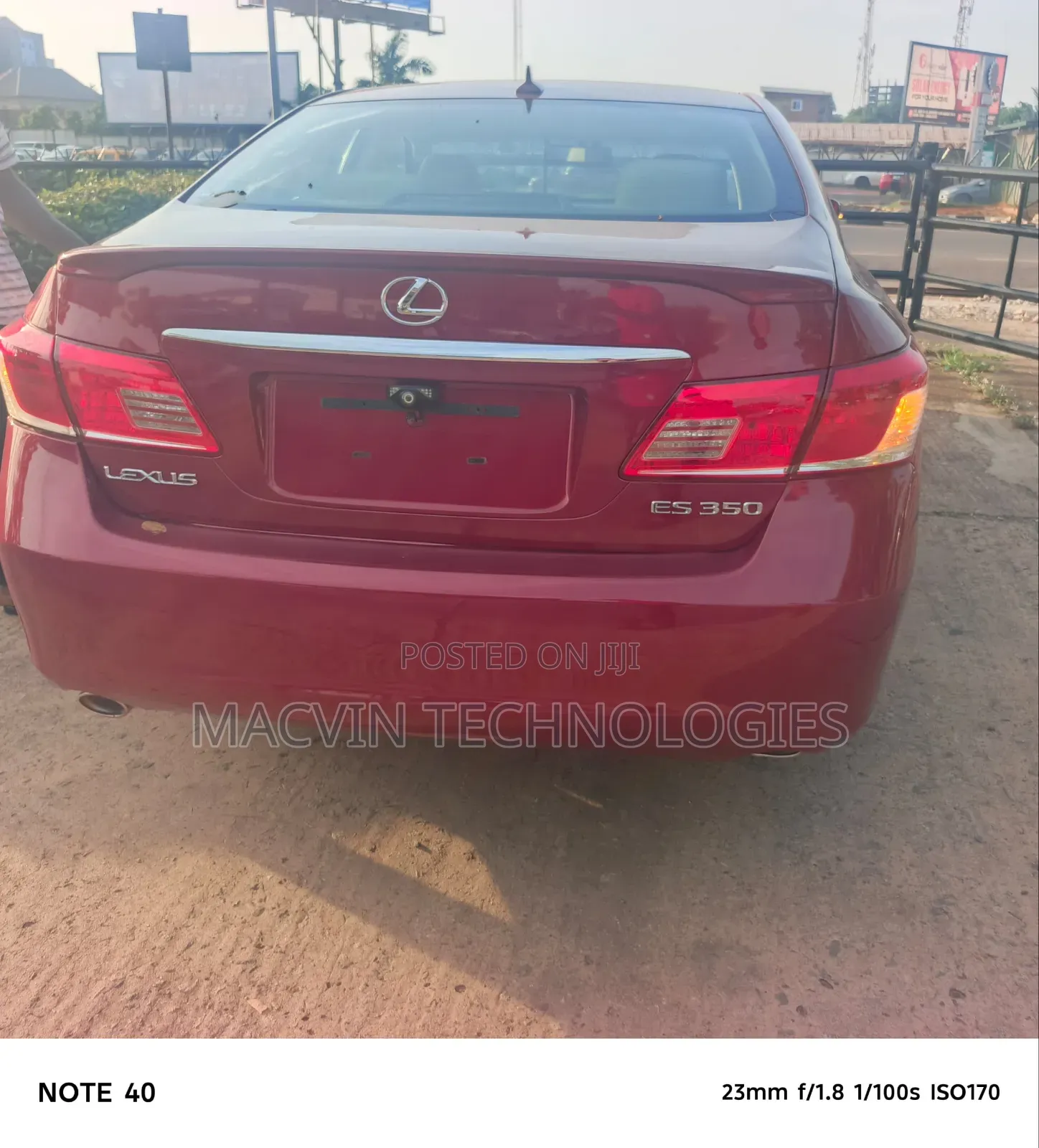 Lexus ES 350 2010 Red