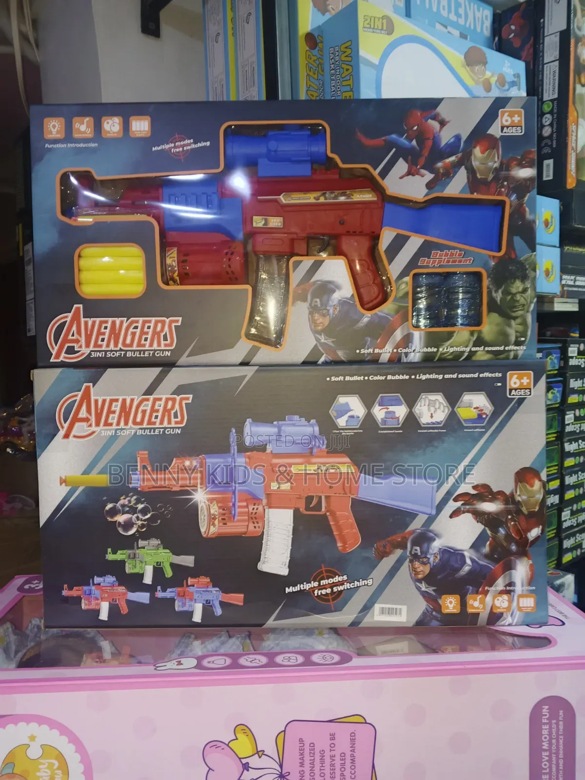 3in1 Avengers Soft Bullet Gun