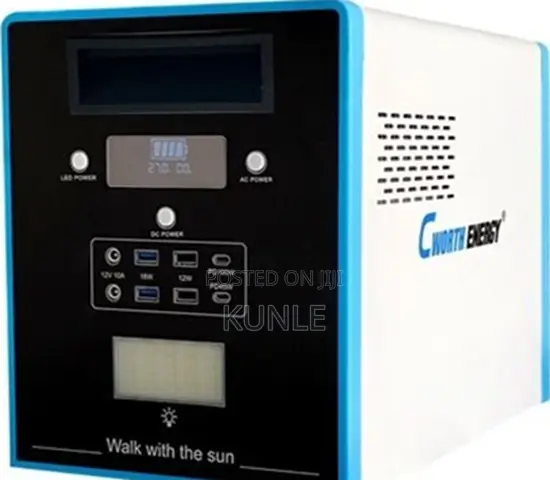 C-Worth 25.6v 1.5kwh Portable Solar Power System