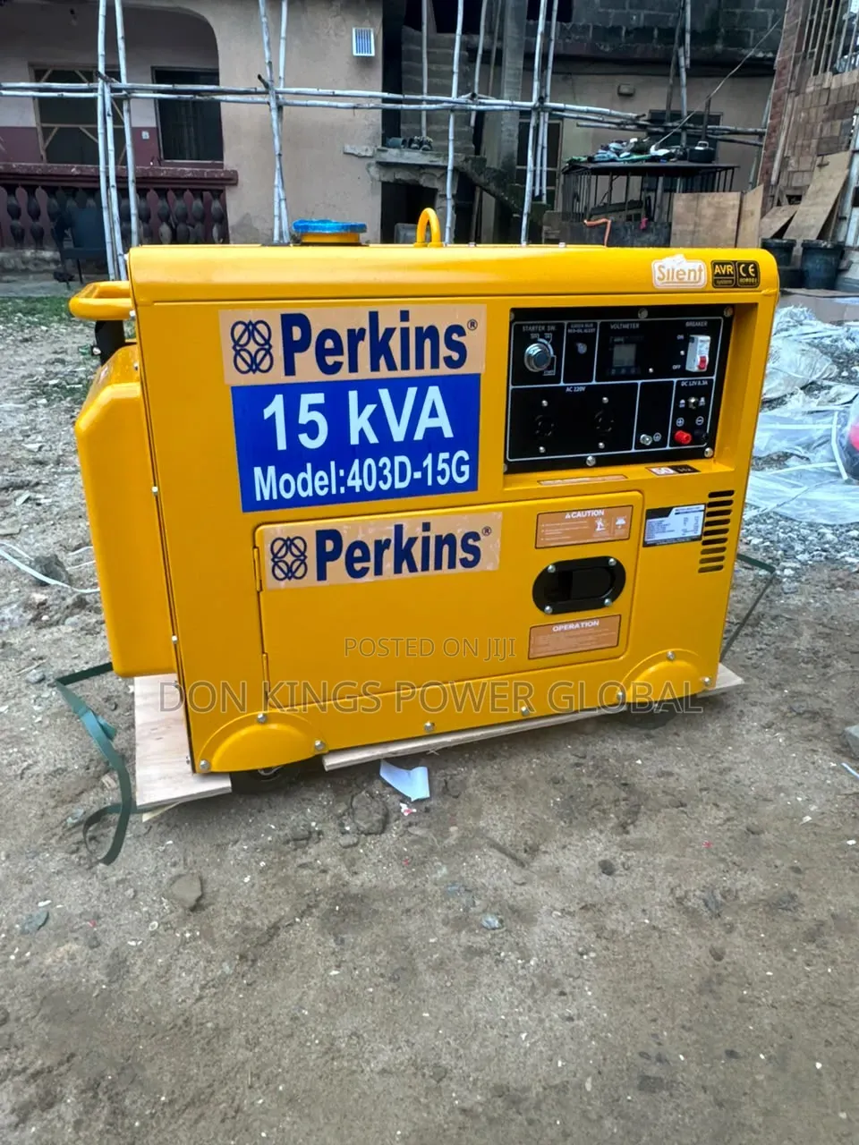 Perkins 15kva Silent Generator With High Performance Copper Coil