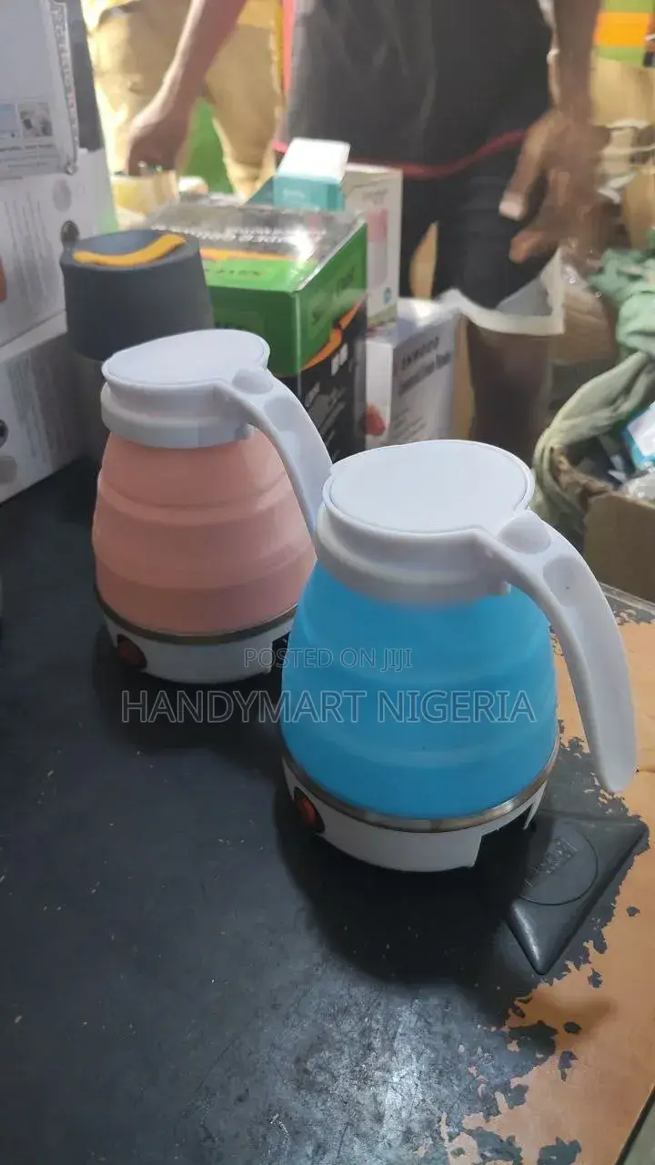 Foldable Silicone Electric Travel Kettle