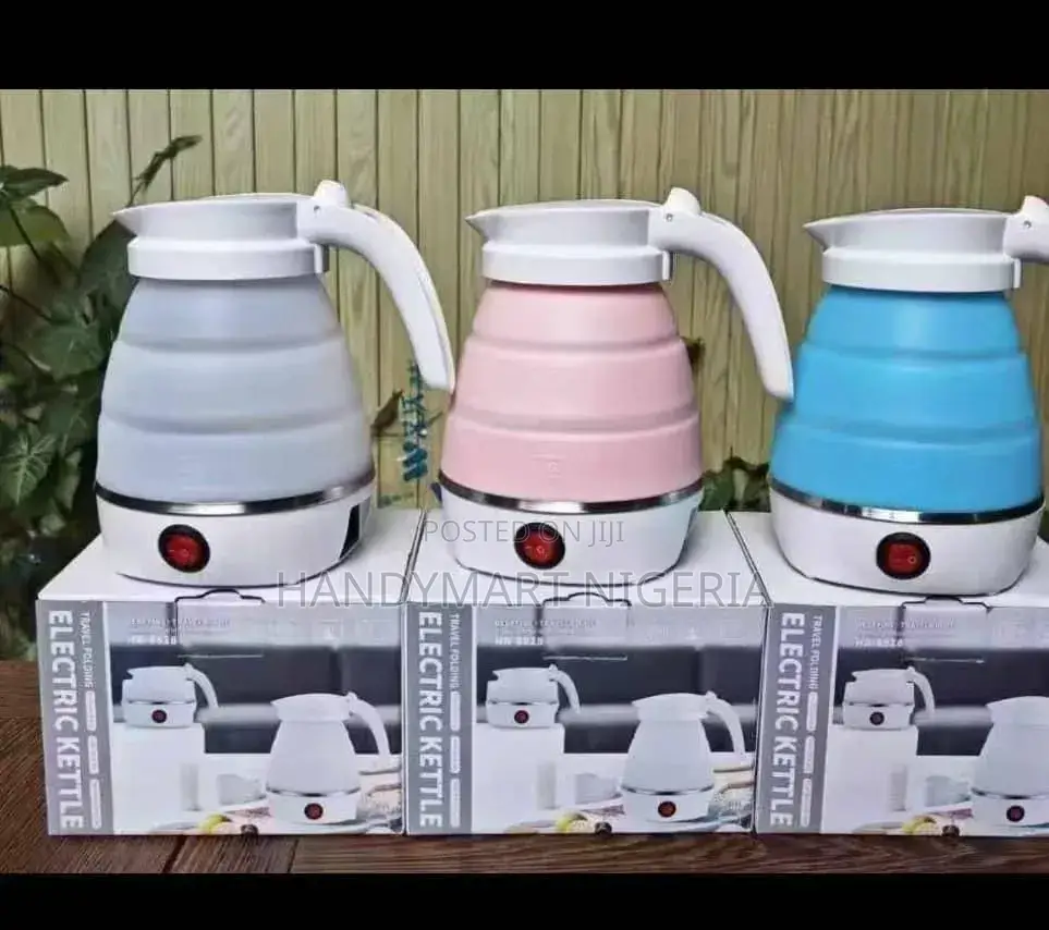 Foldable Silicone Electric Travel Kettle