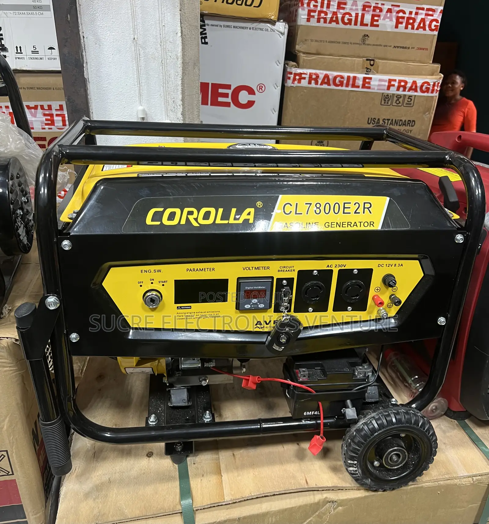 Corolla Cl7800e2r Remote Key Start Generator for Home Office Use