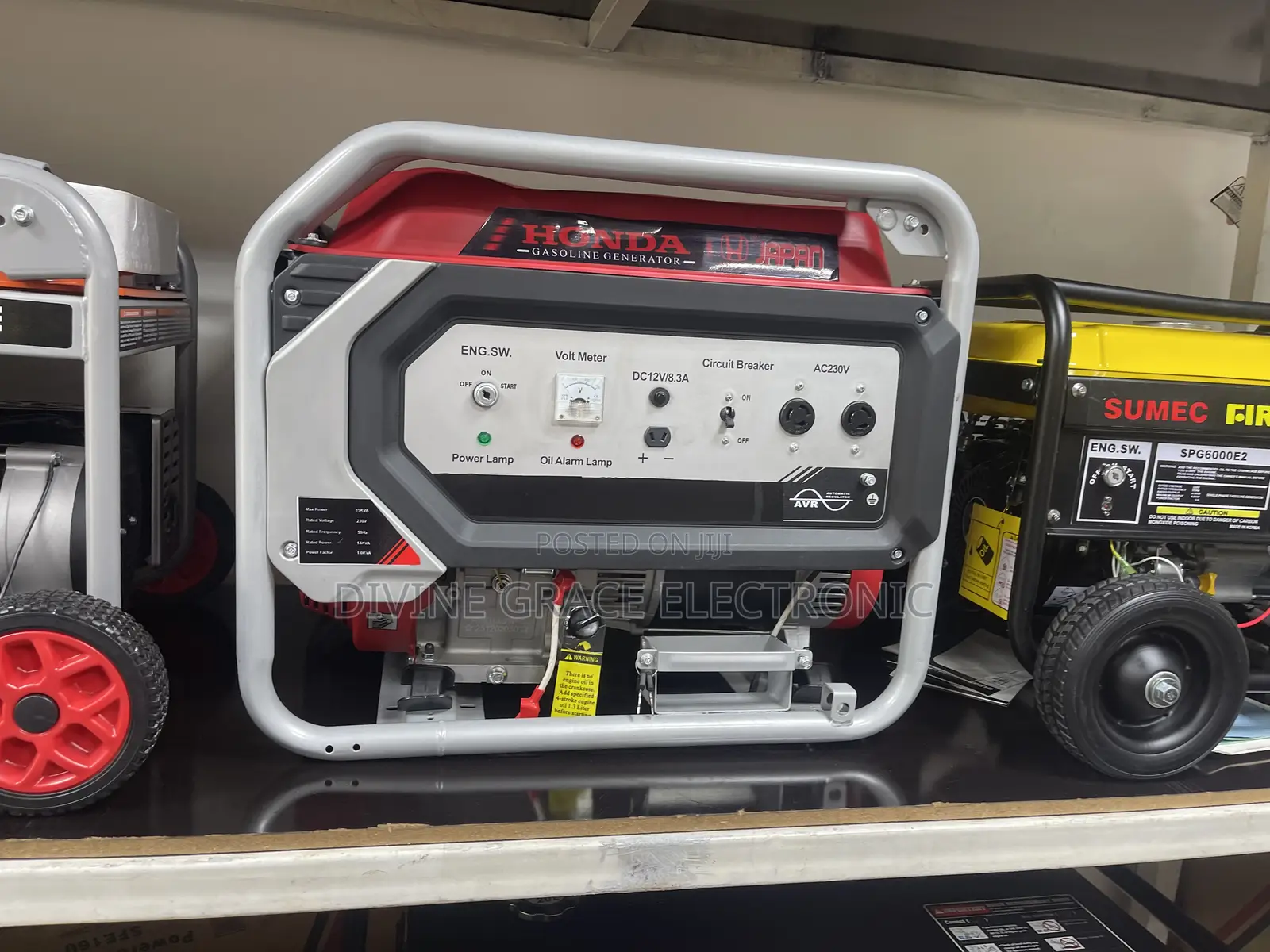 Brand New 12kva Honda Petrol Key Start Copper Coil Generator