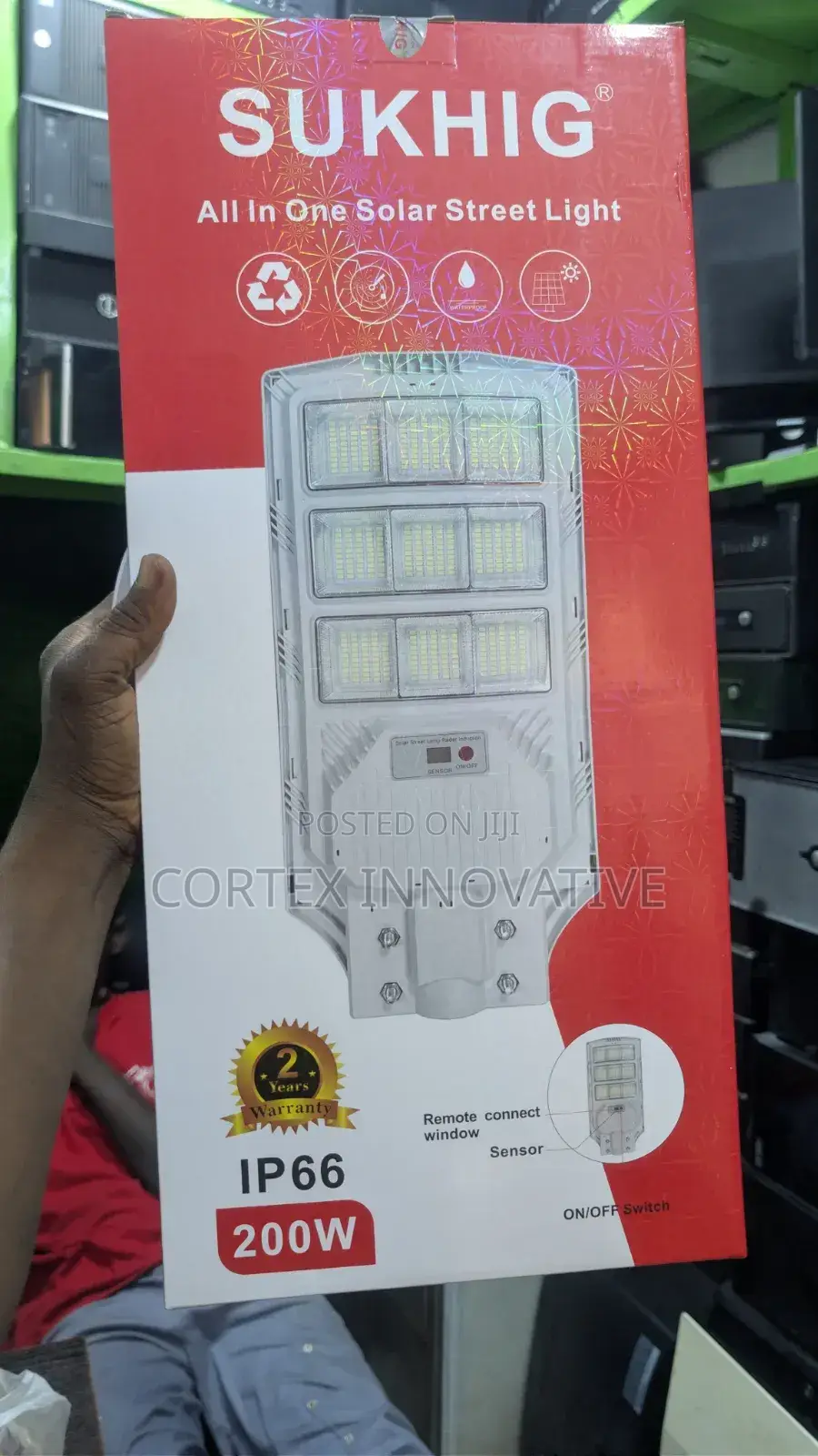200w All in One Sukhig Solar Led Street Light