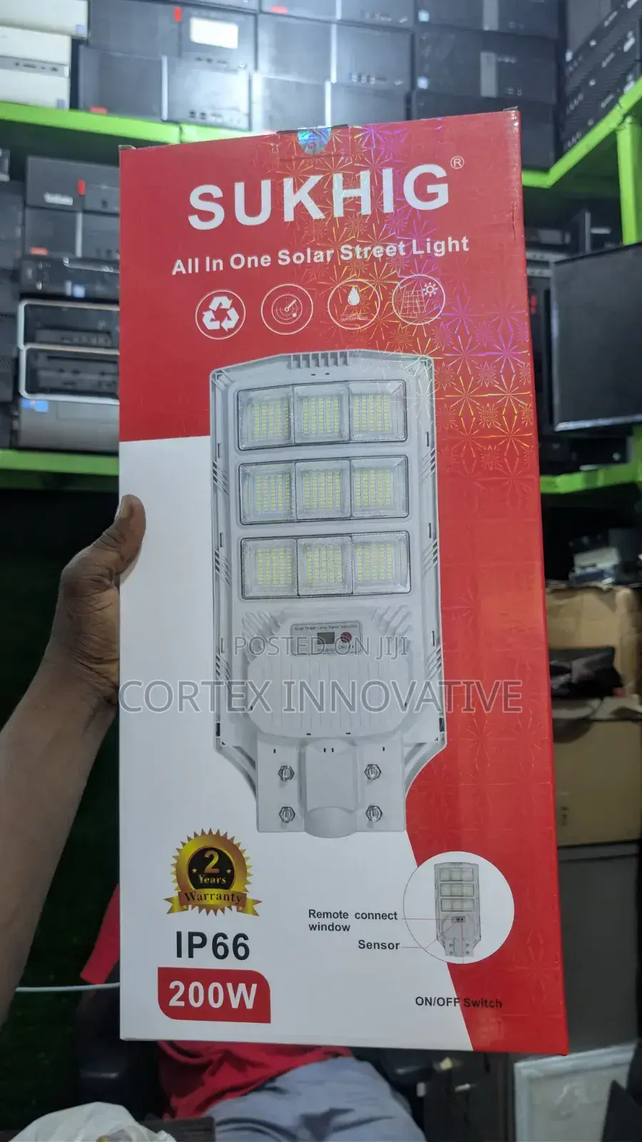 200w All in One Sukhig Solar Led Street Light