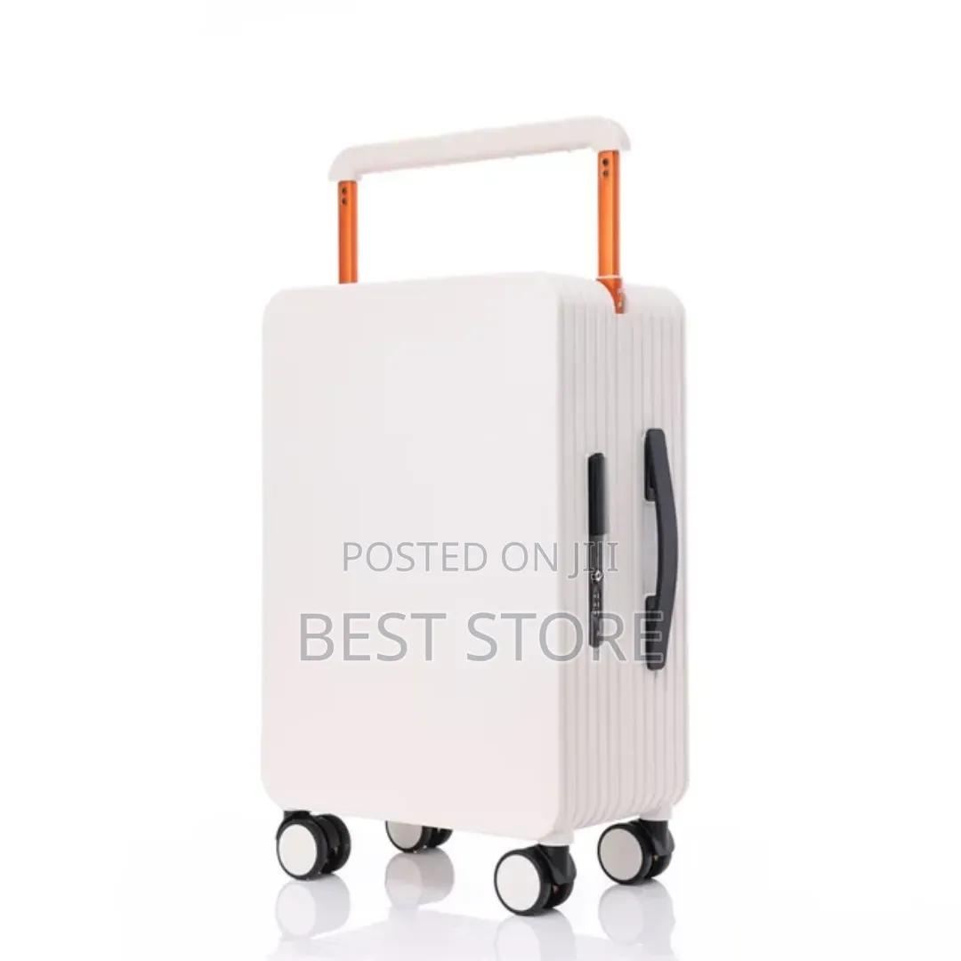 Luggage Travelling Bag White 26" Top Notch