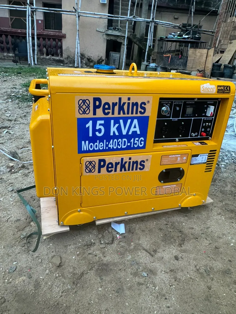 Perkins 15kva Low-Noise Generator for Home and Business