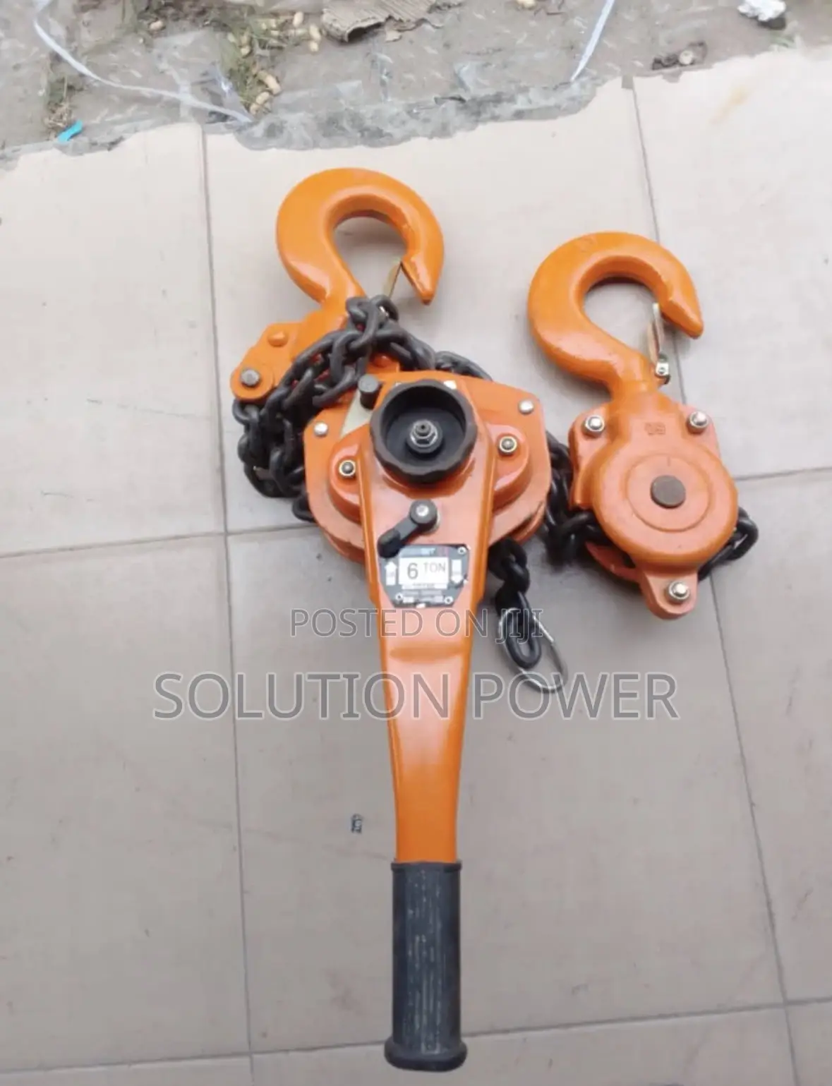 Heavy Duty 6000kg(6tons) Come Along Chain Block